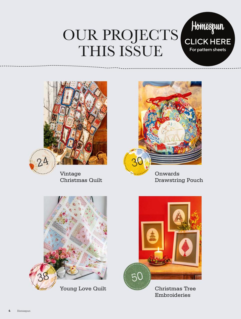 Homespun Preview Pages