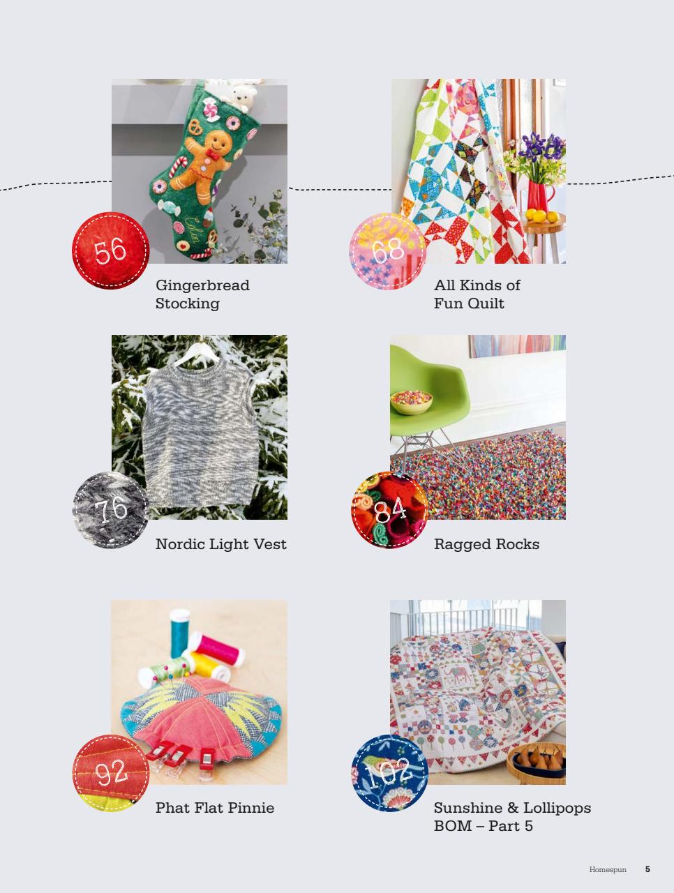 Homespun Preview Pages