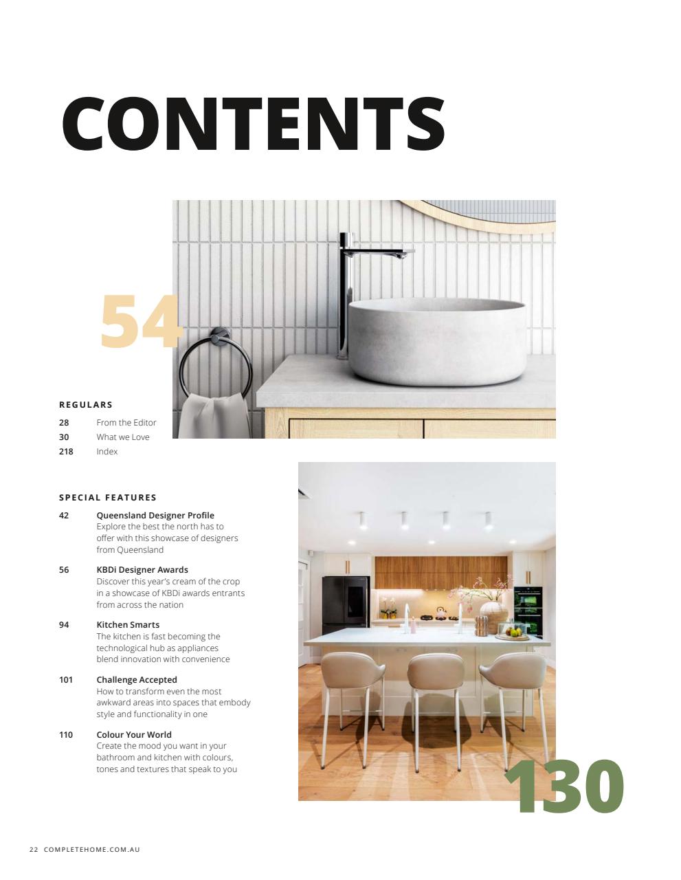 Kitchens & Bathrooms Quarterly Preview Pages
