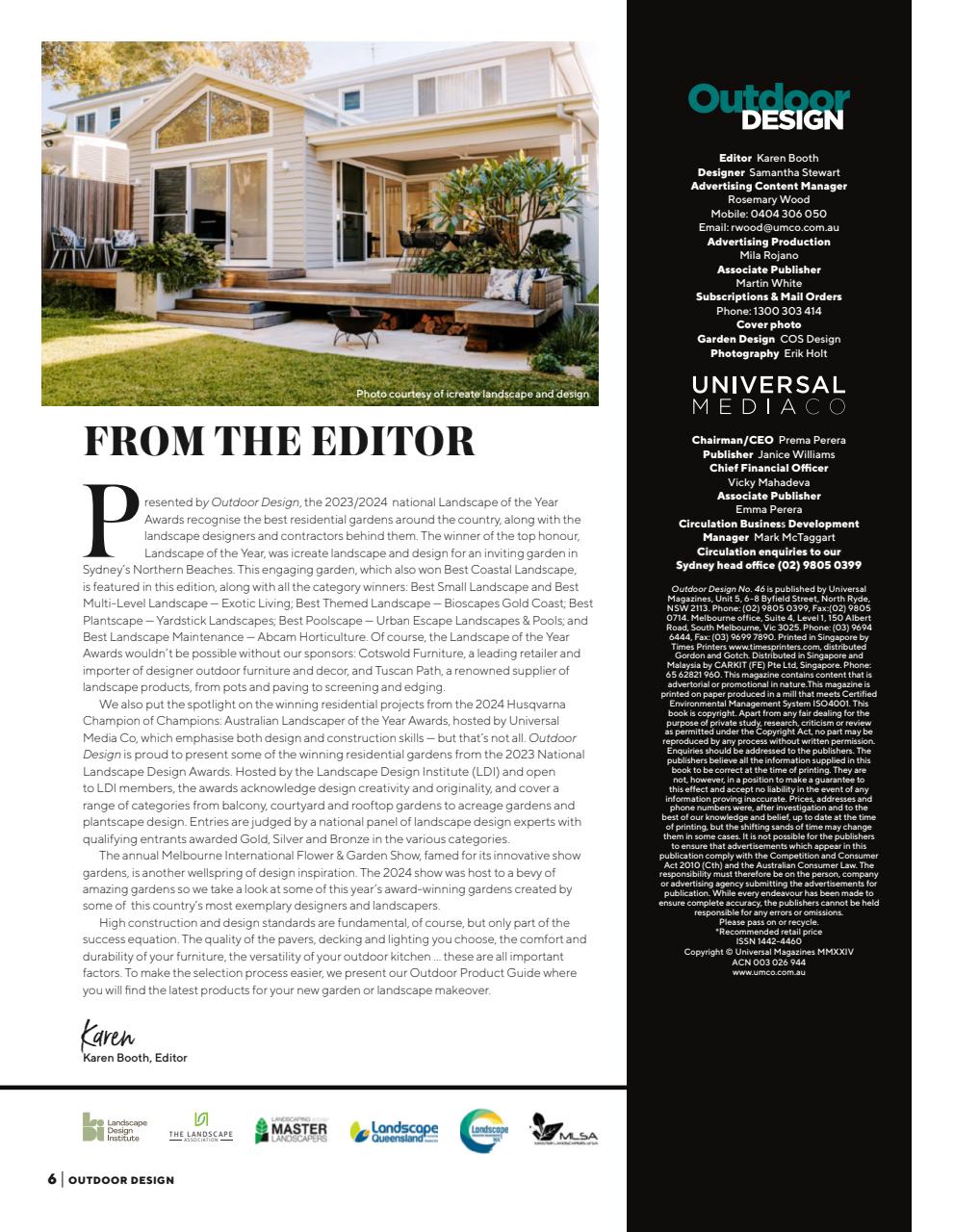 Outdoor Design & Living Preview Pages