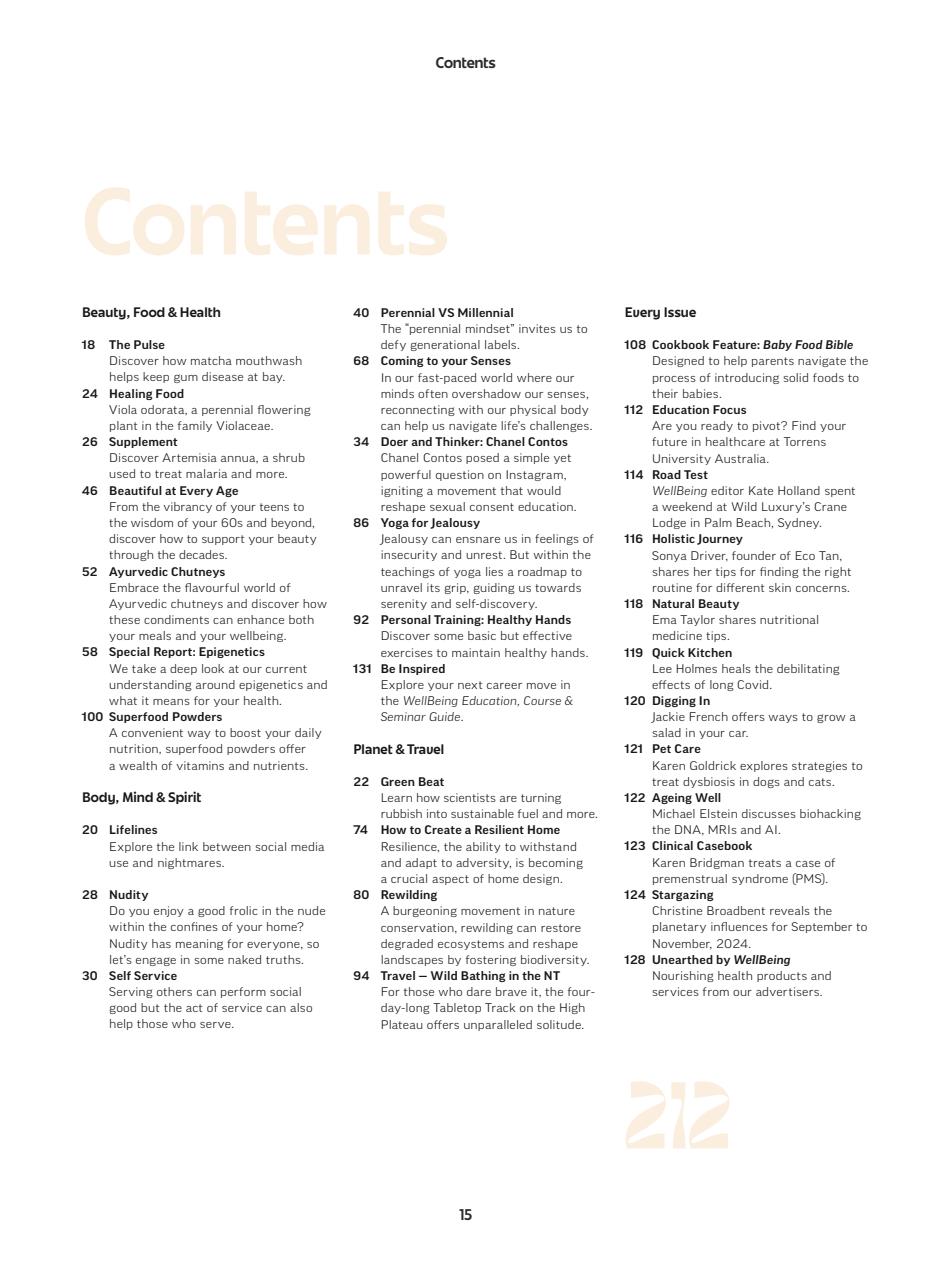 WellBeing Preview Pages