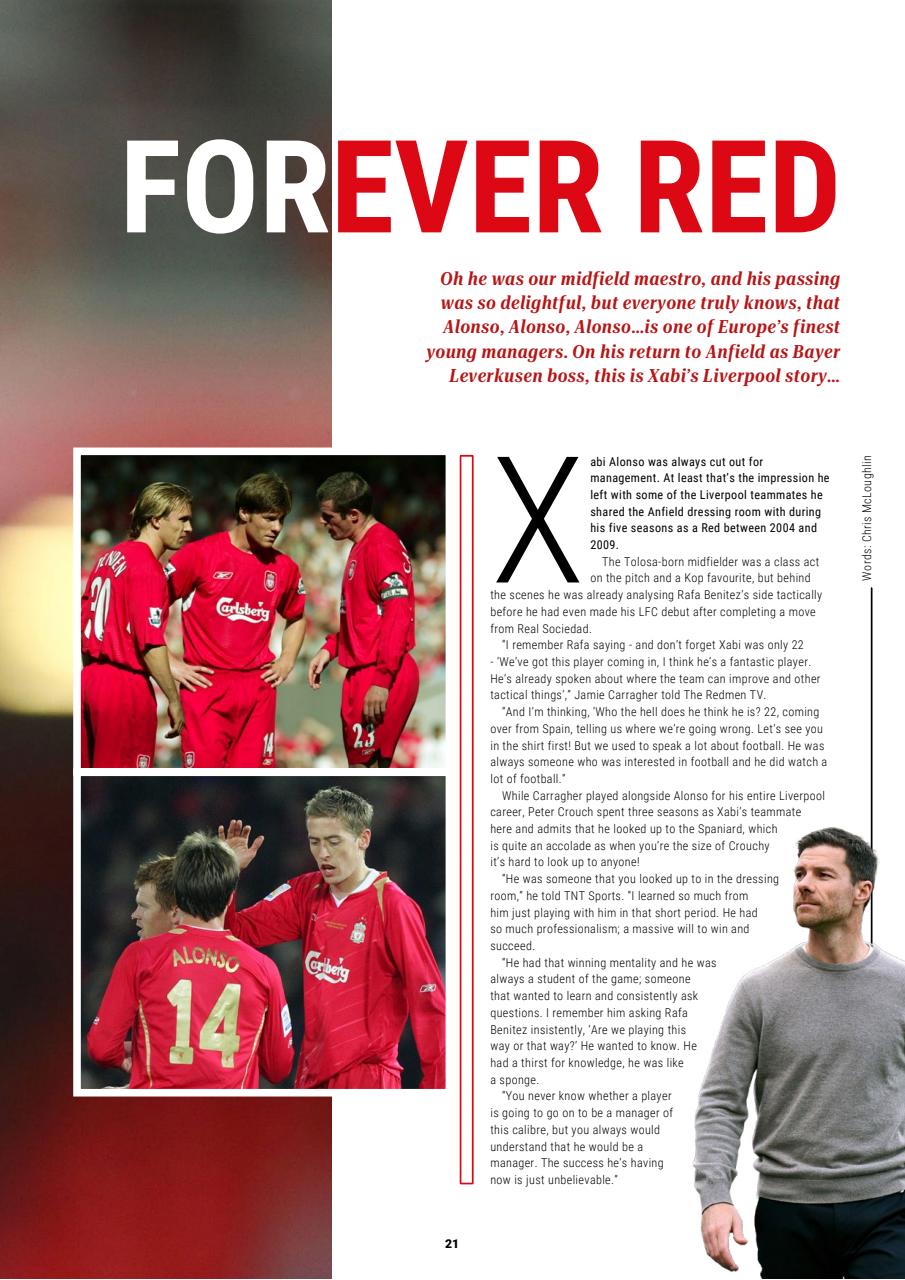 Liverpool FC Programmes Preview Pages
