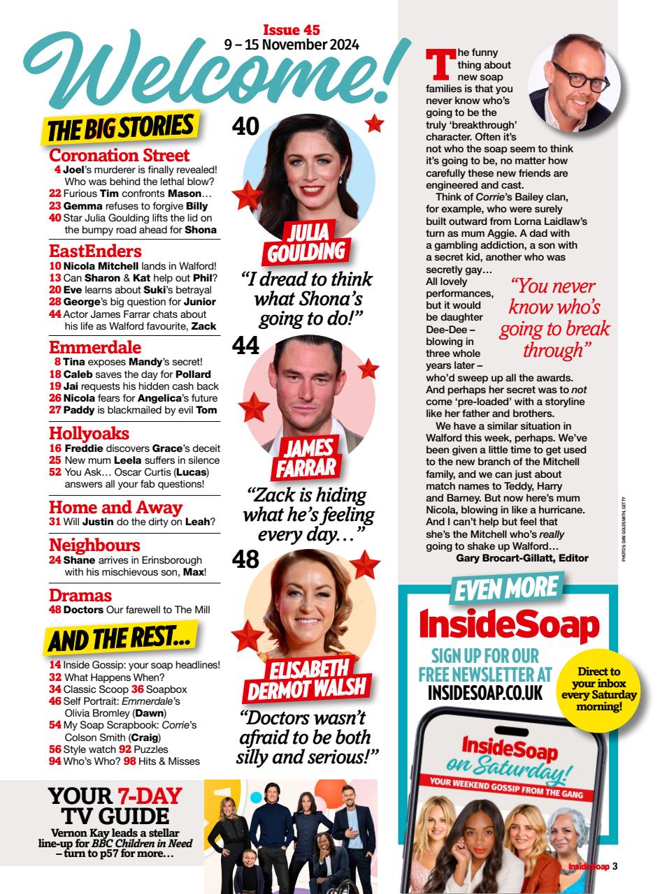 Inside Soap Preview Pages