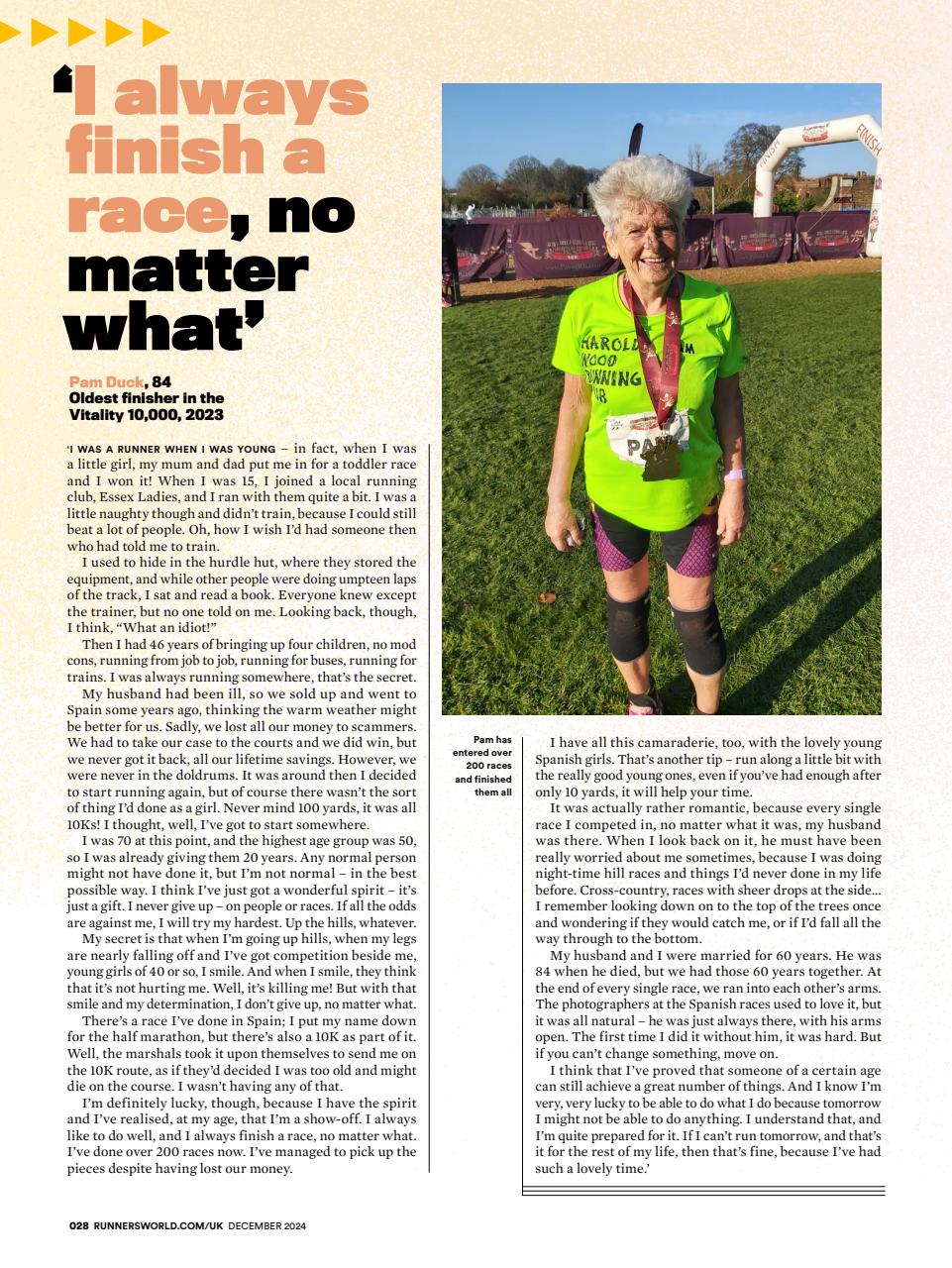 Runner's World Preview Pages