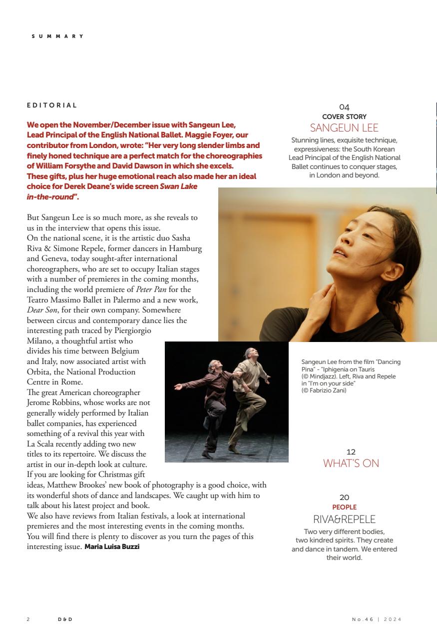 DANZA&DANZA International Preview Pages