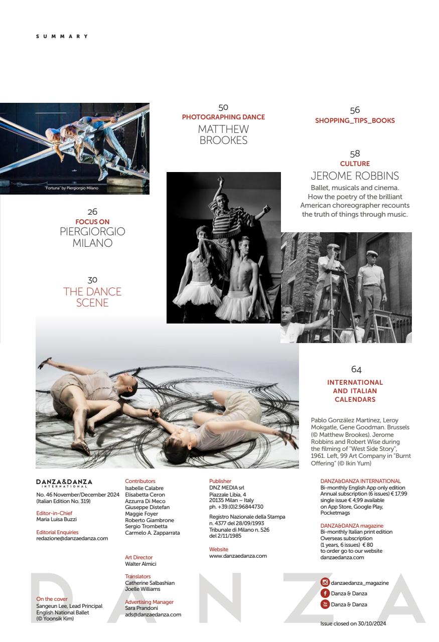 DANZA&DANZA International Preview Pages