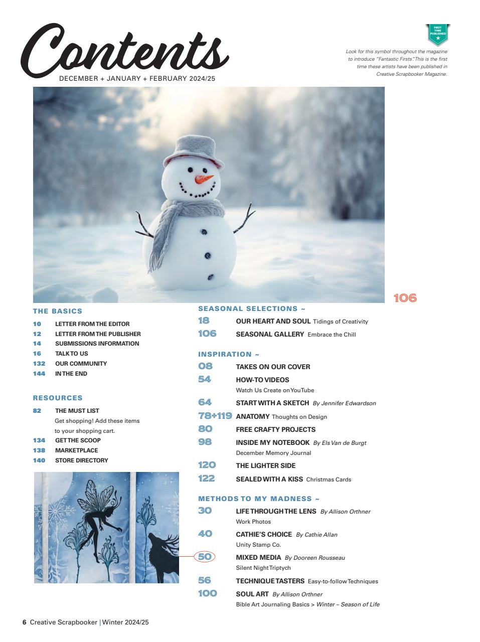 Creative Scrapbooker Preview Pages