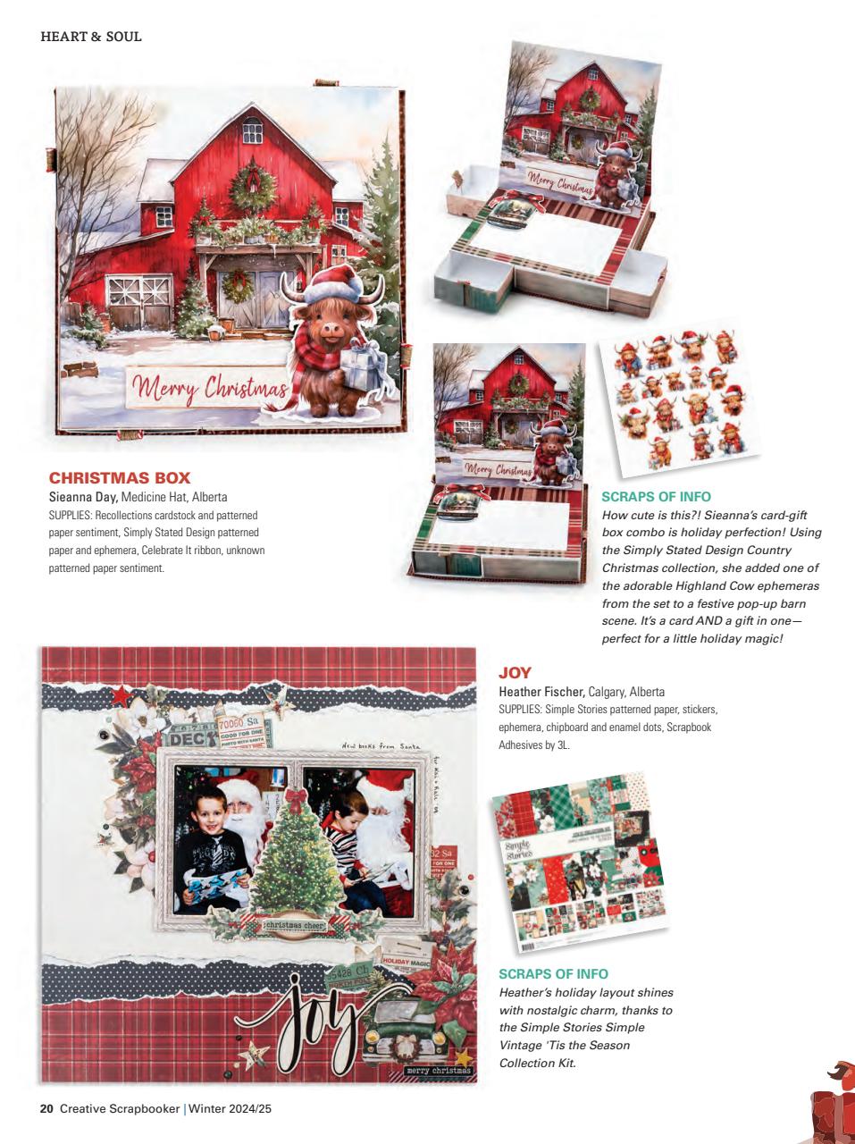 Creative Scrapbooker Preview Pages