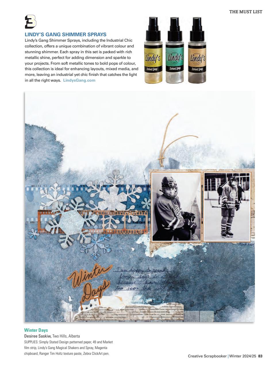 Creative Scrapbooker Preview Pages