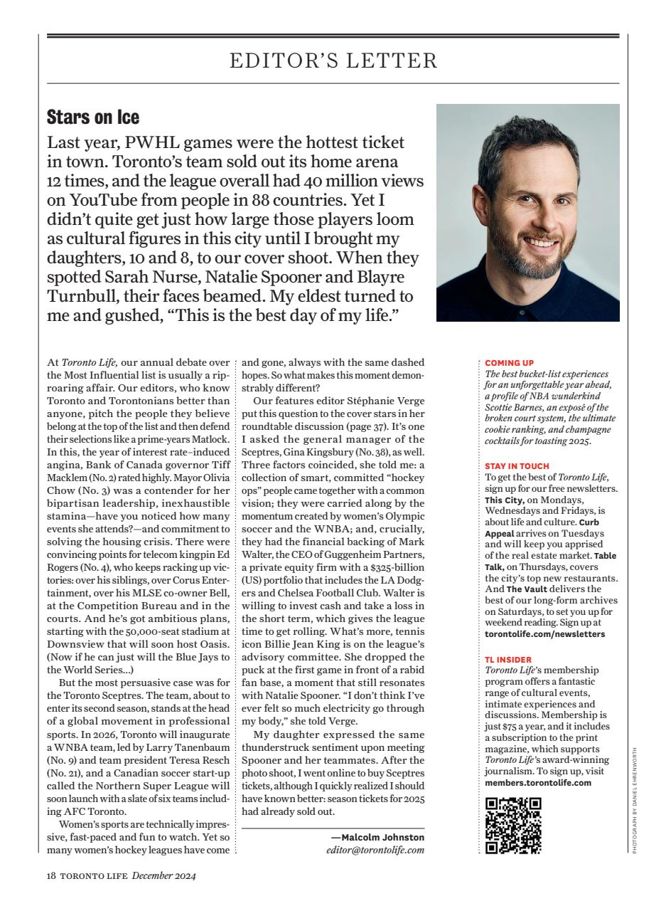 Toronto Life Preview Pages