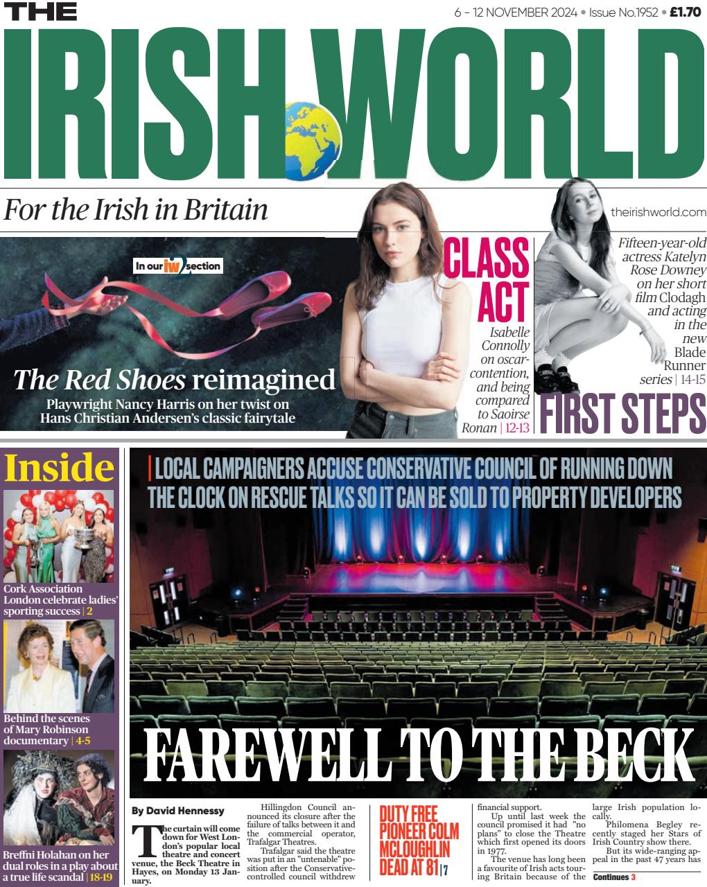Irish World Preview Pages
