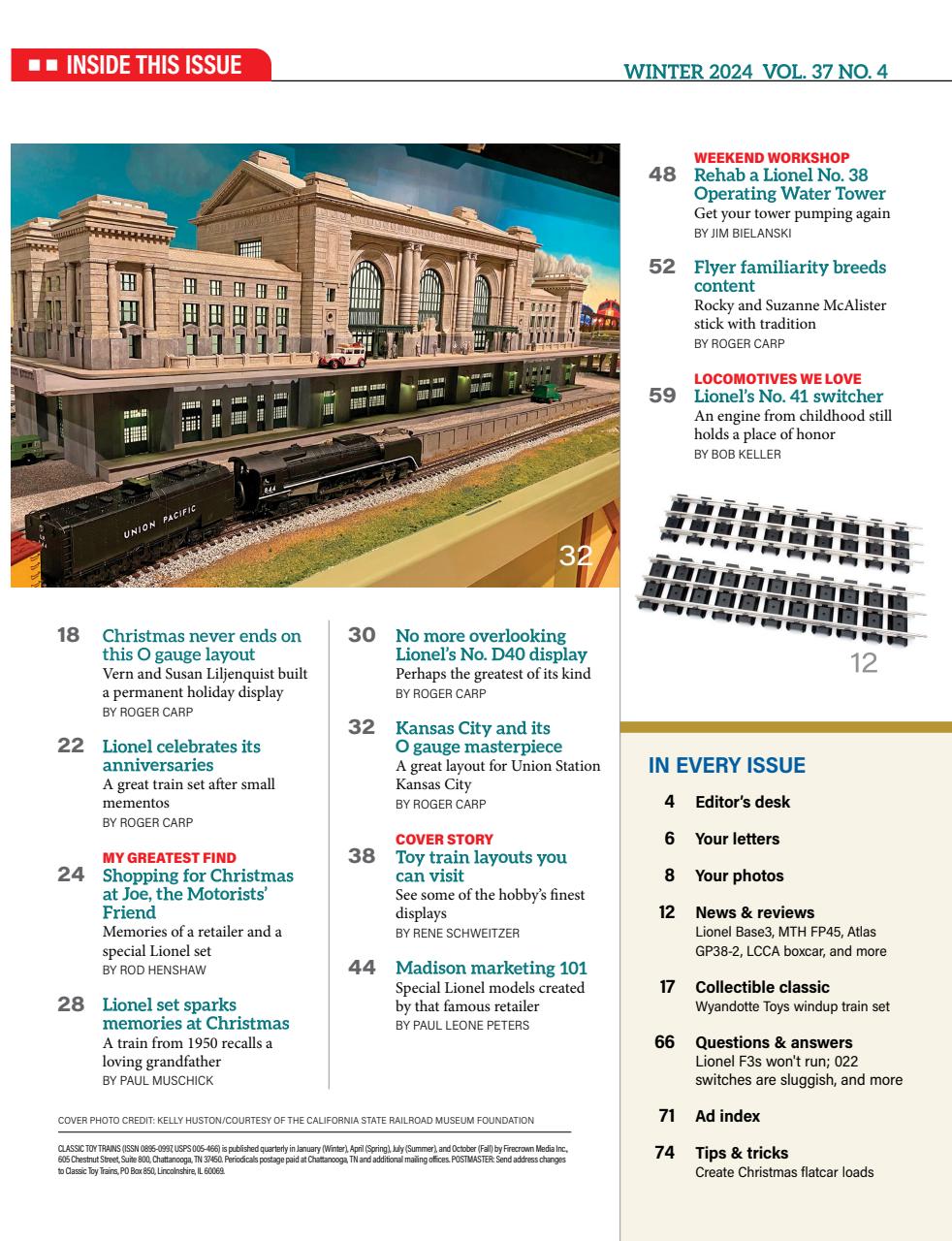 Classic Toy Trains Preview Pages