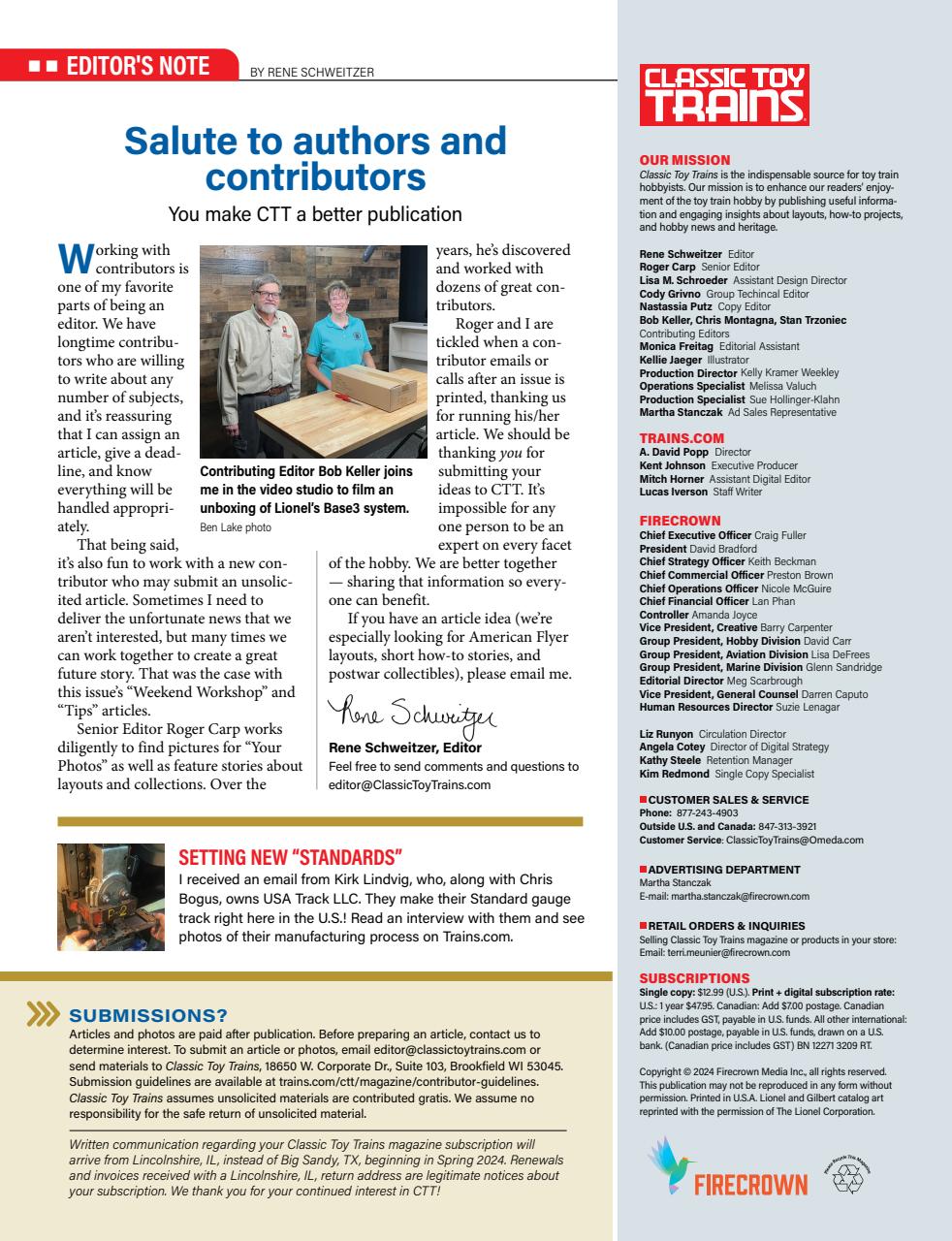 Classic Toy Trains Preview Pages