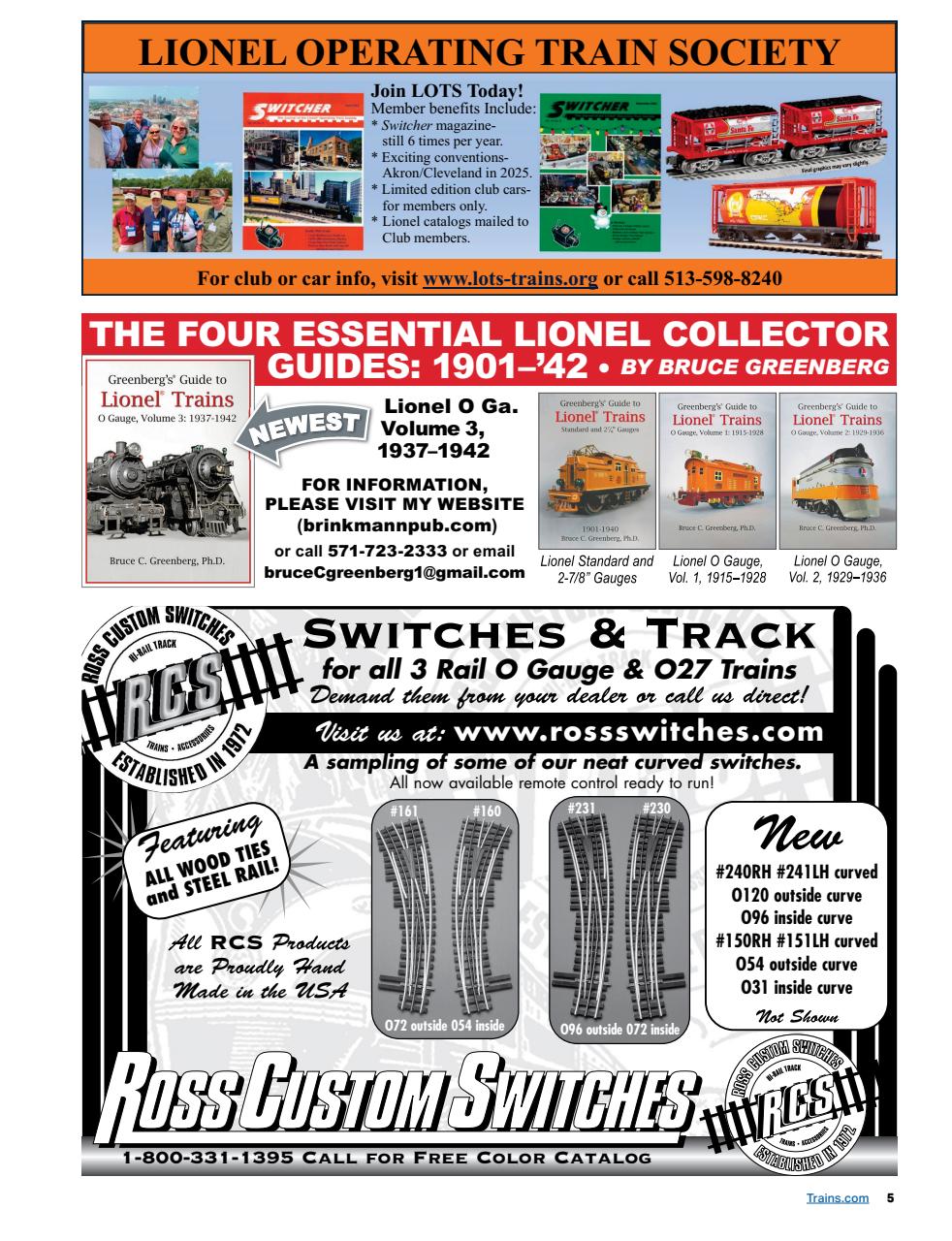 Classic Toy Trains Preview Pages