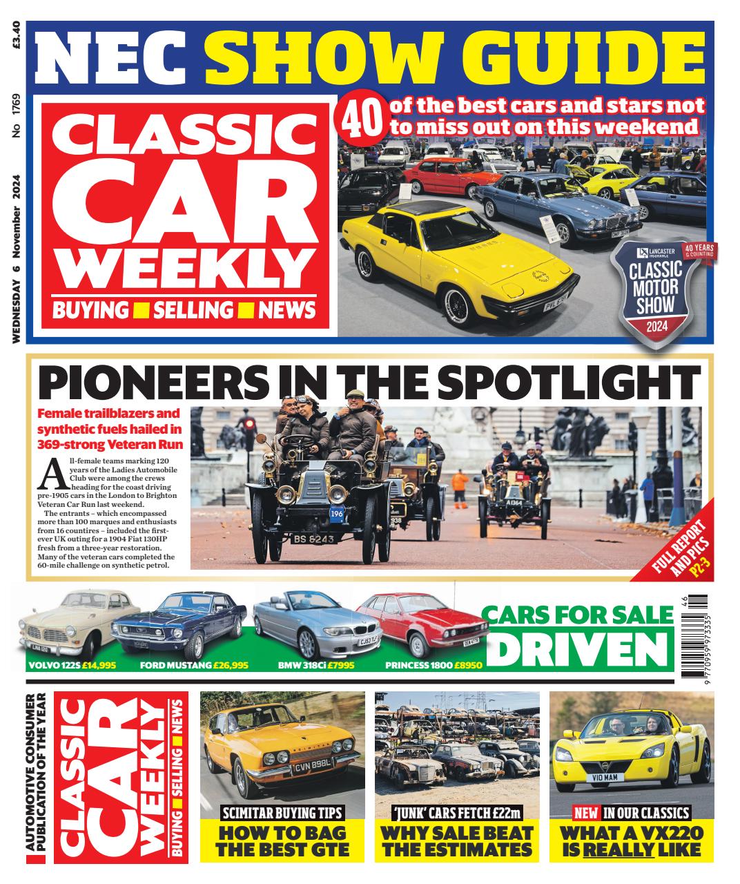 Classic Car Weekly Preview Pages