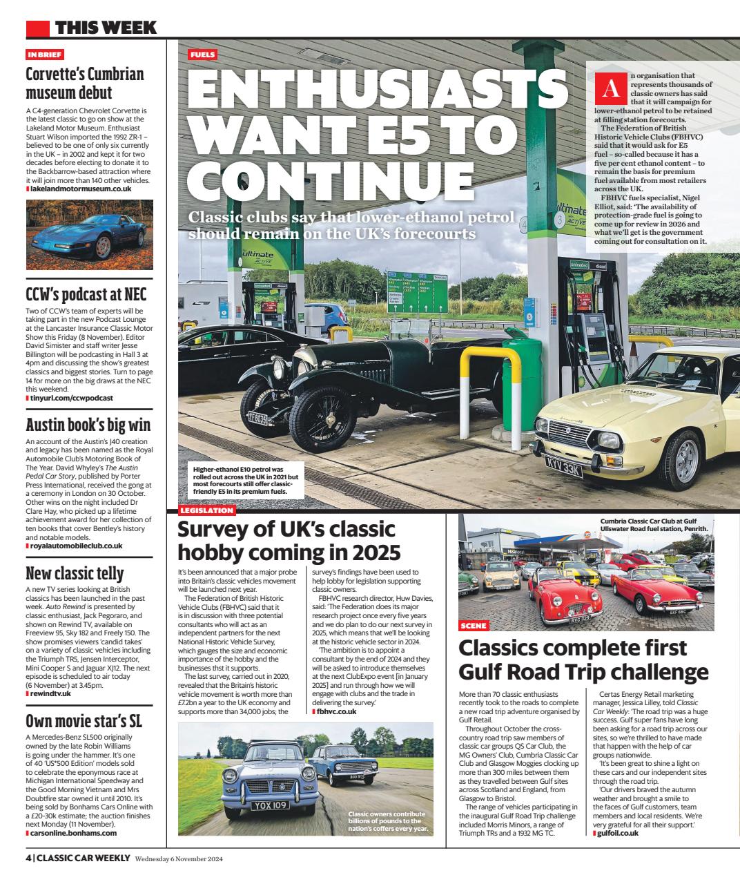 Classic Car Weekly Preview Pages