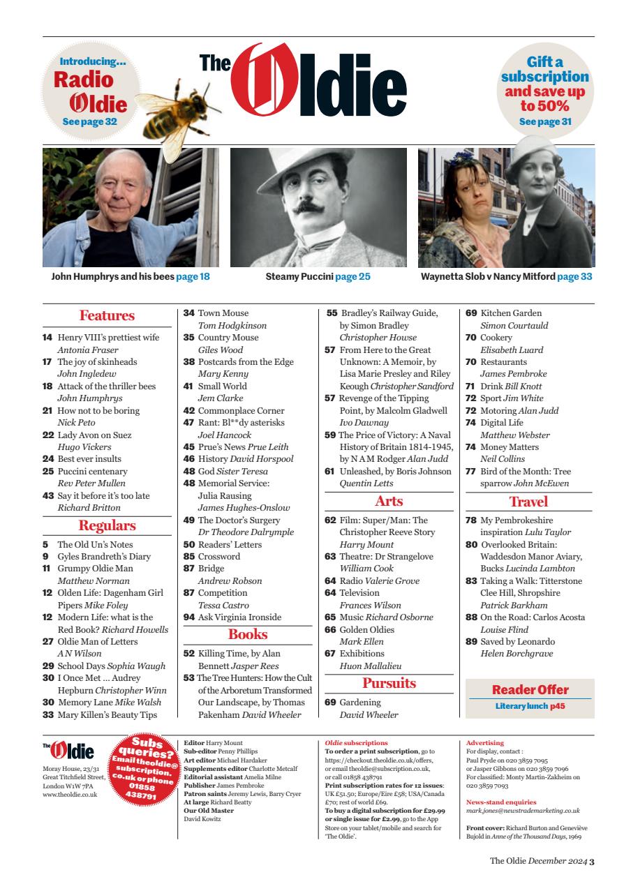 The Oldie Preview Pages