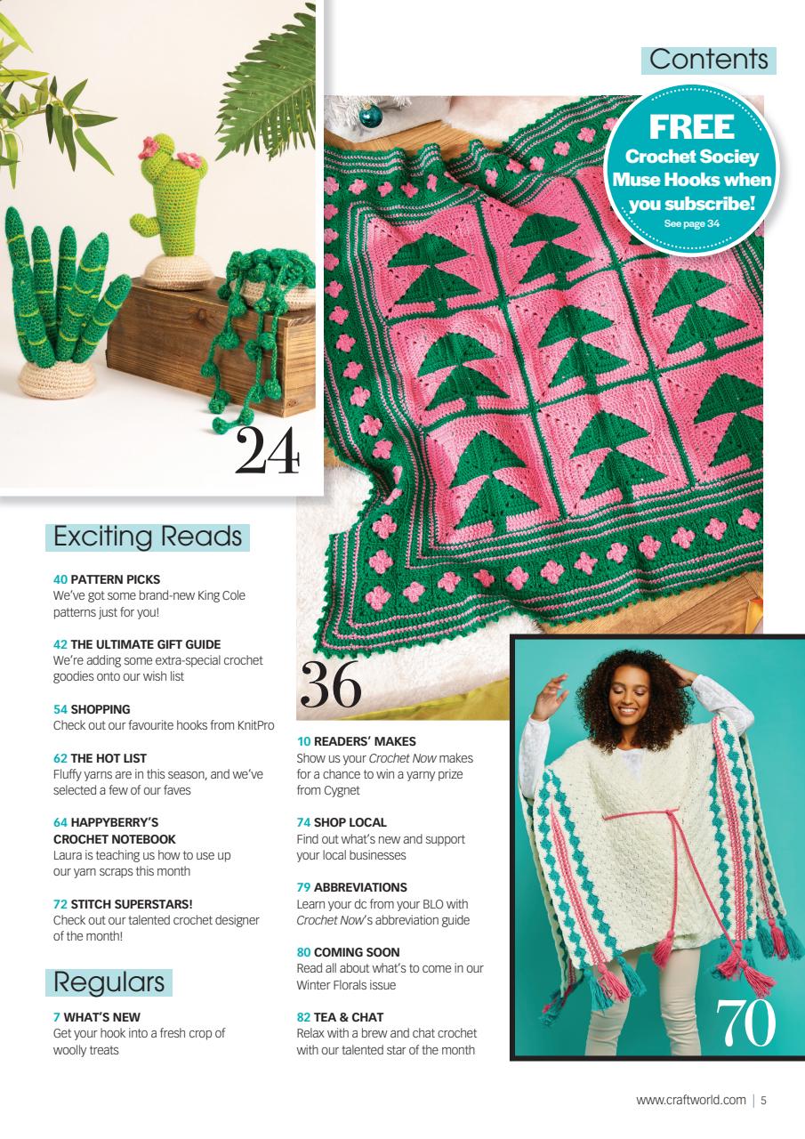 Crochet Now Magazine Preview Pages