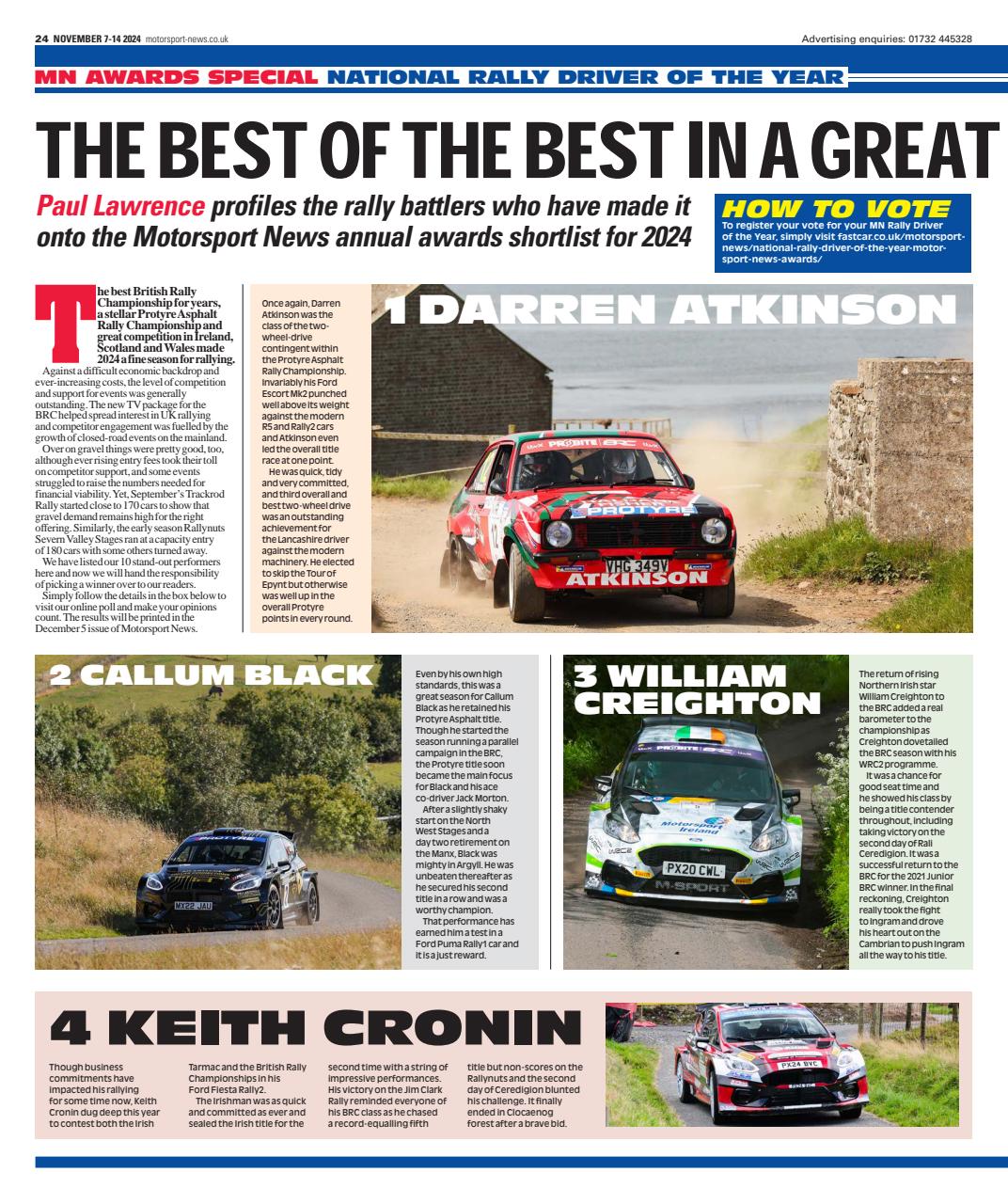 Motorsport News Preview Pages