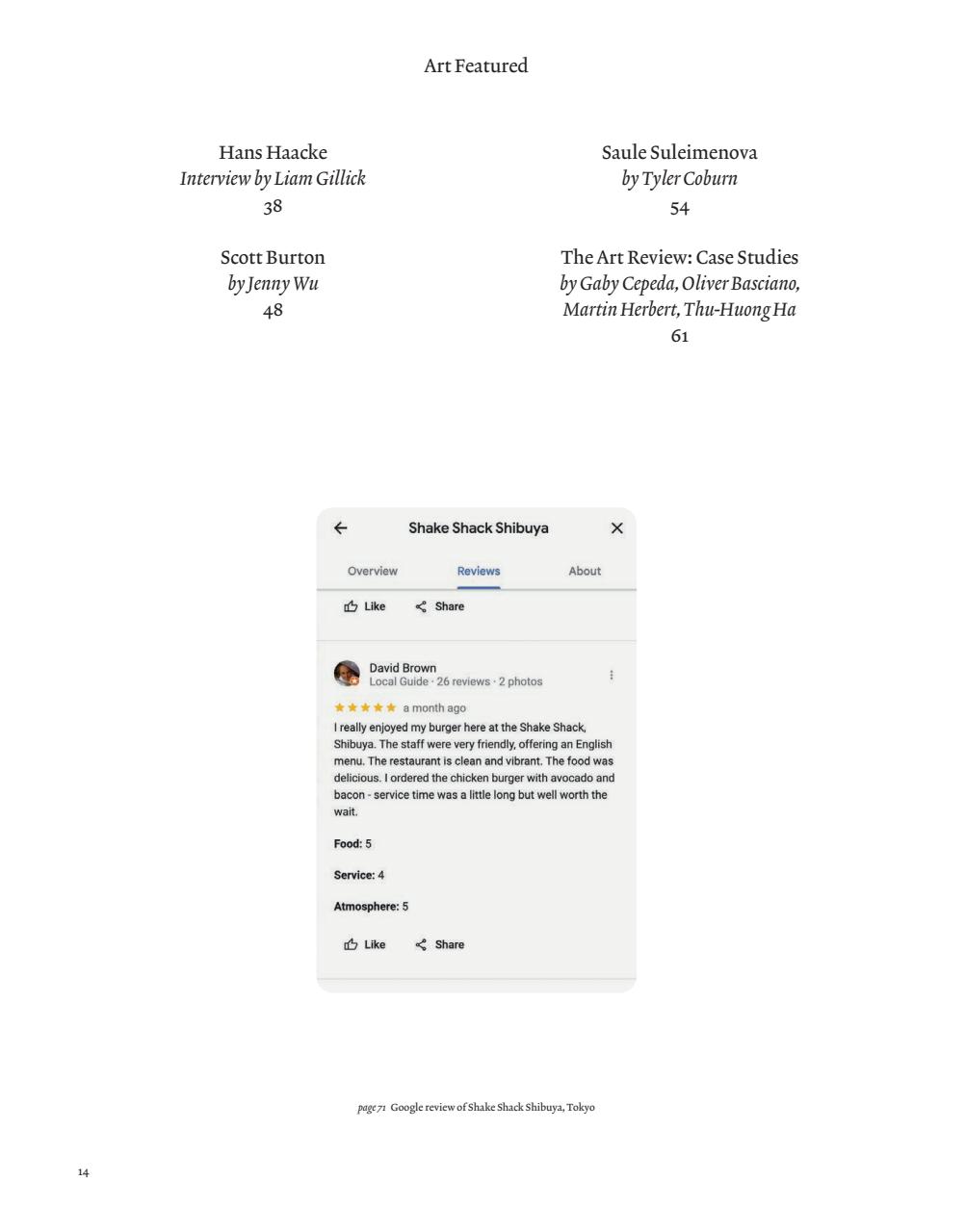 ArtReview Preview Pages