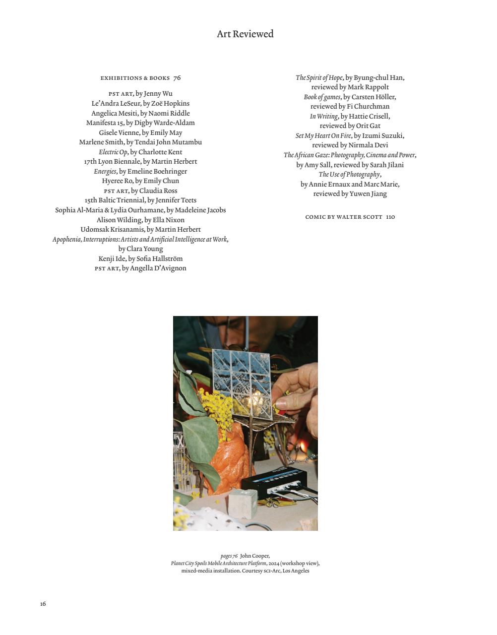 ArtReview Preview Pages