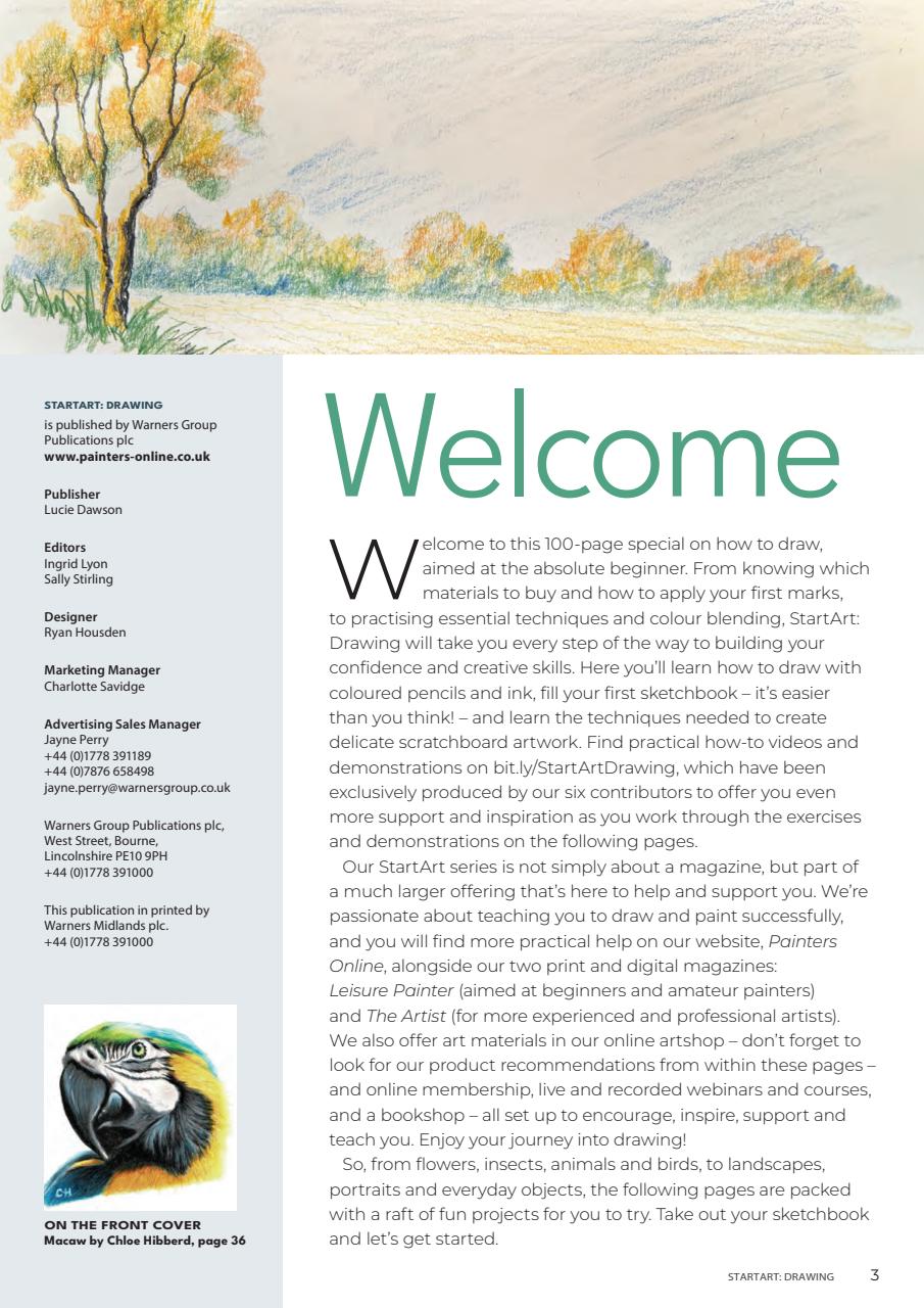 Start Art Preview Pages