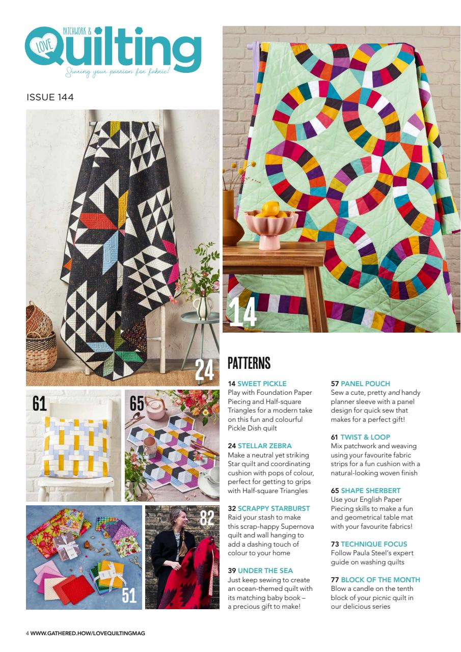 Love Patchwork & Quilting Preview Pages