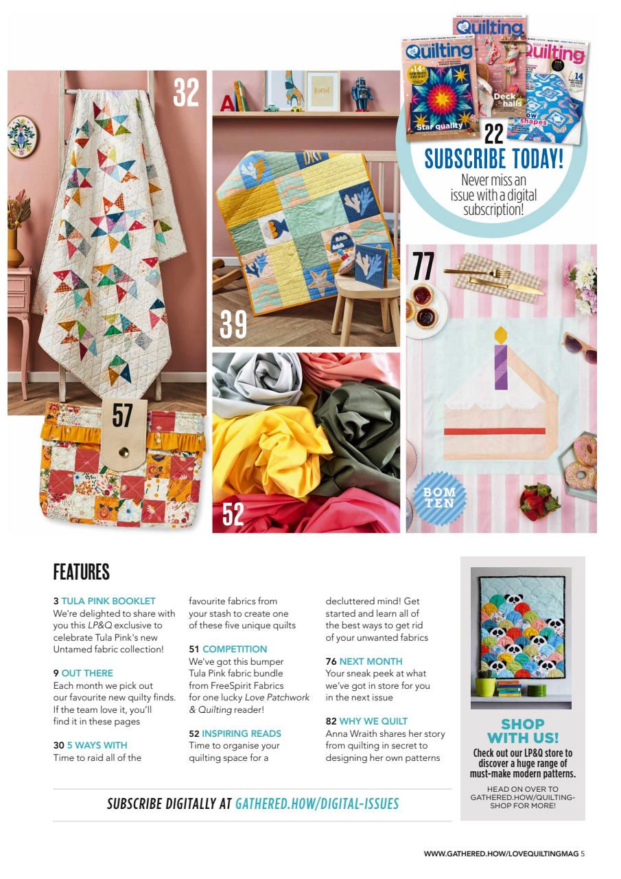 Love Patchwork & Quilting Preview Pages