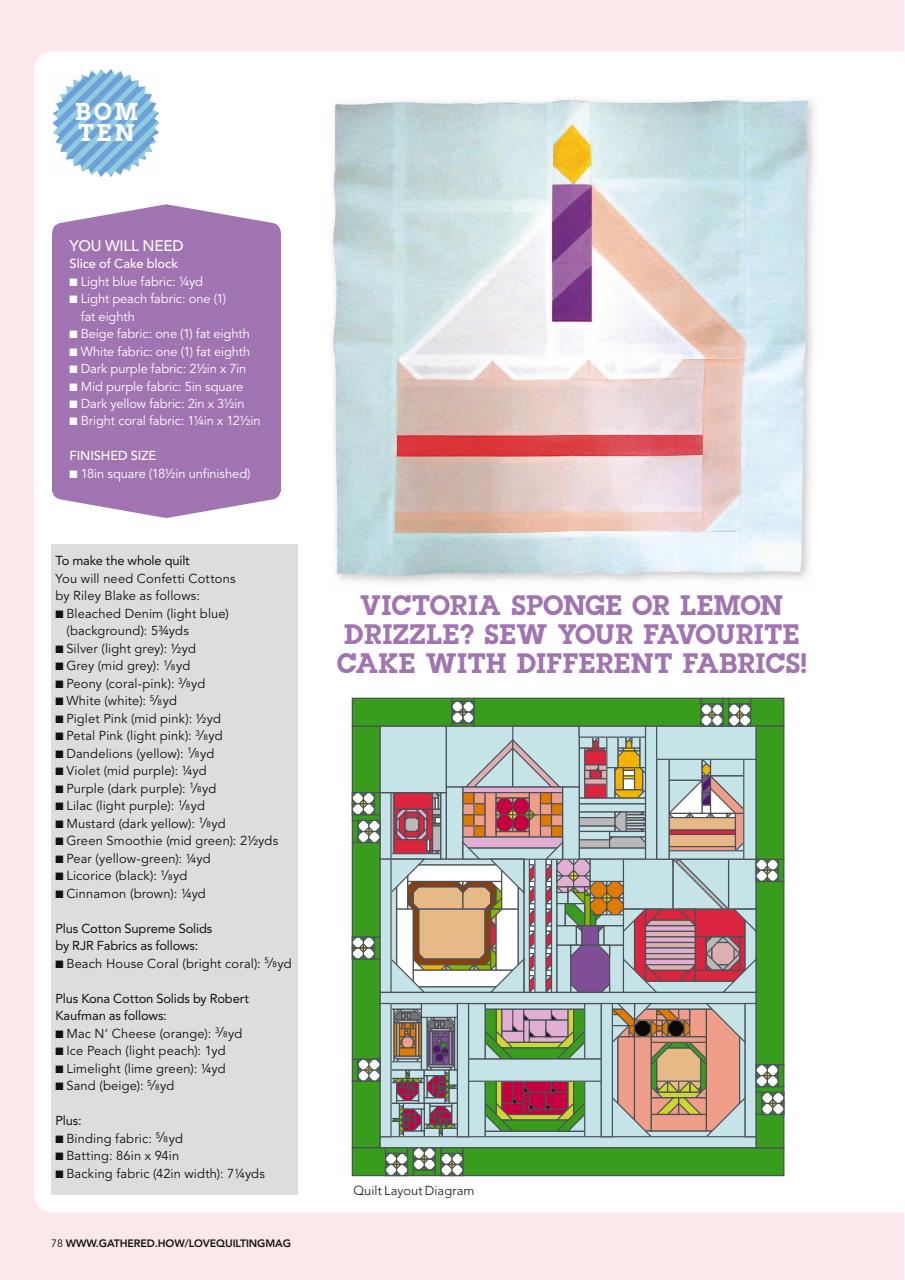 Love Patchwork & Quilting Preview Pages