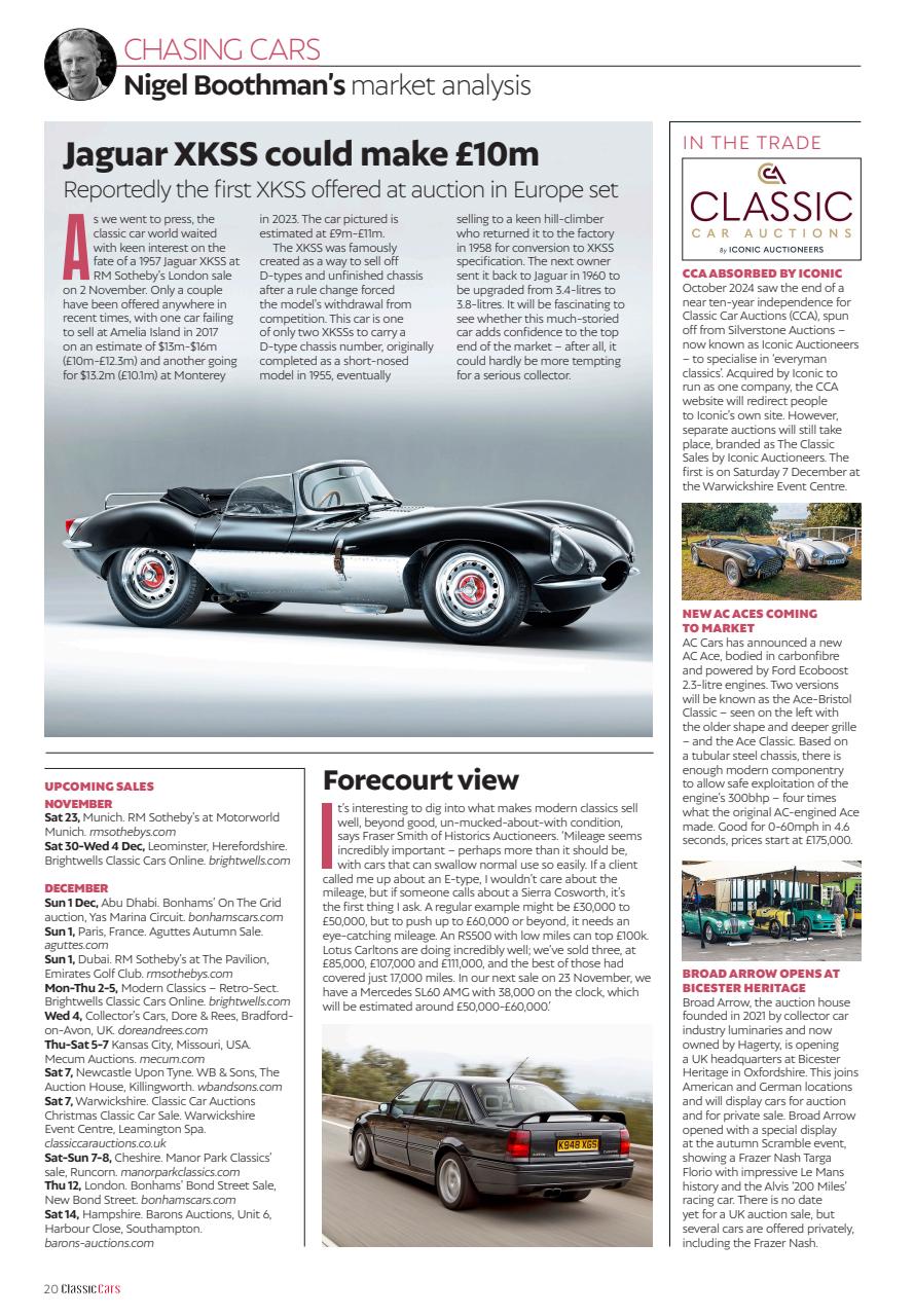 Classic Cars Preview Pages