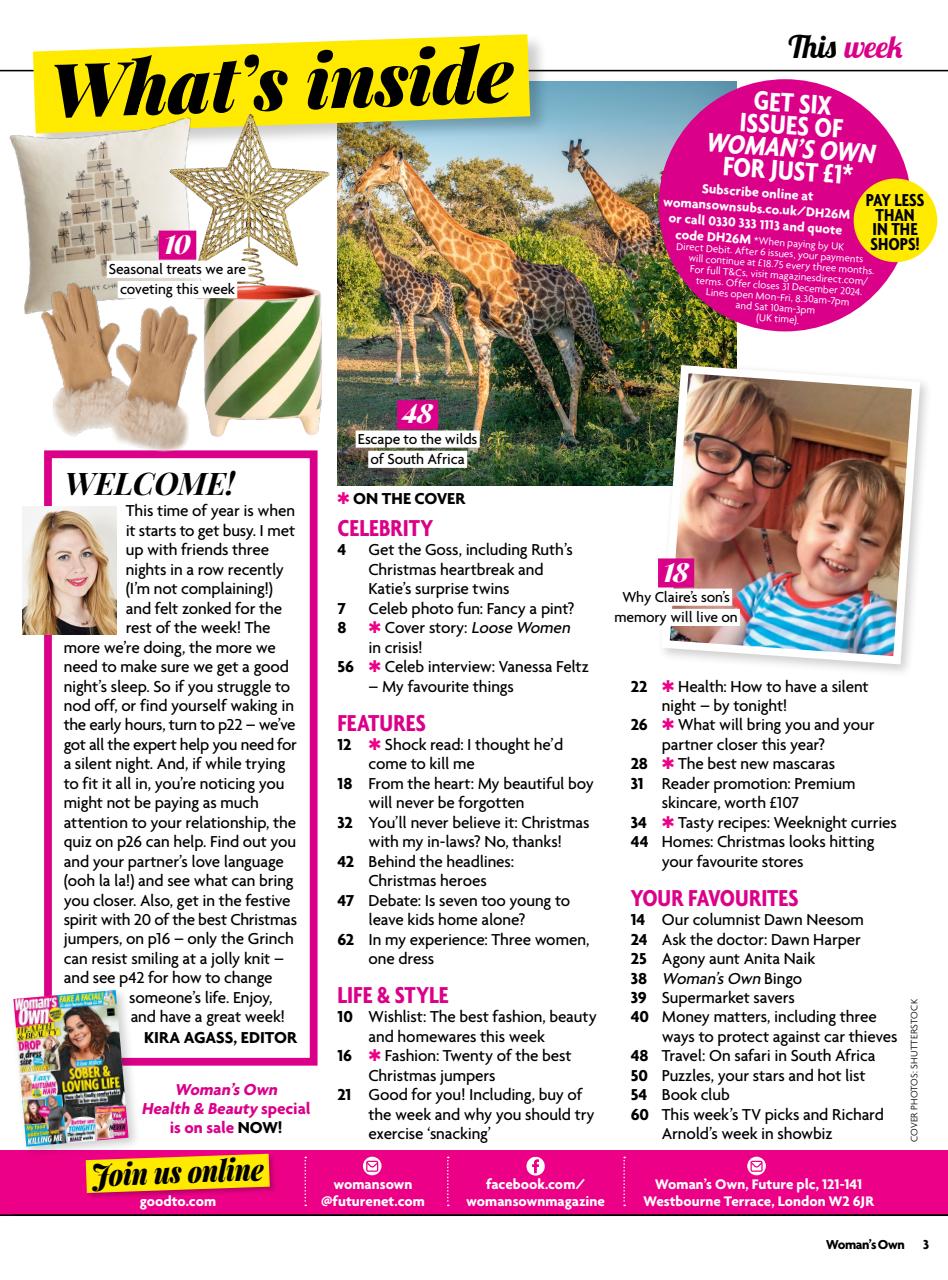 Woman's Own Preview Pages