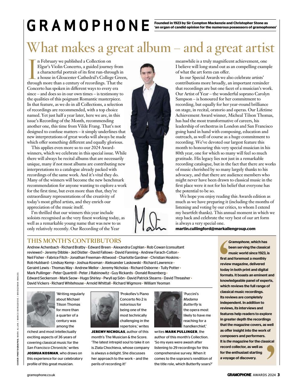 Gramophone Preview Pages