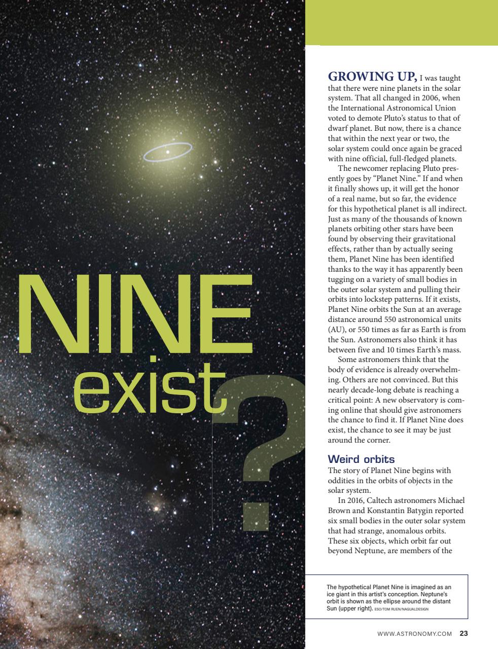 Astronomy Preview Pages