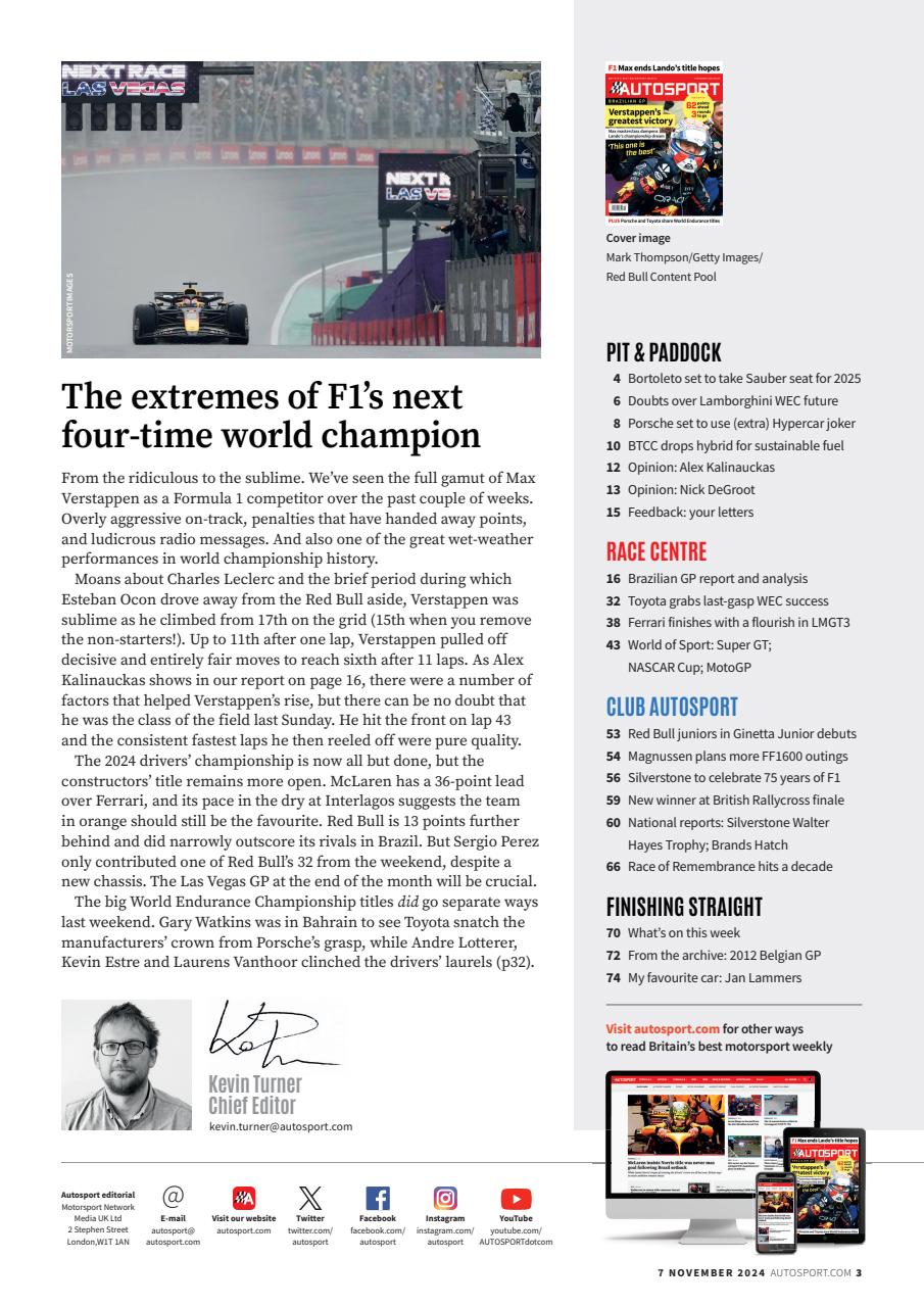 Autosport Preview Pages