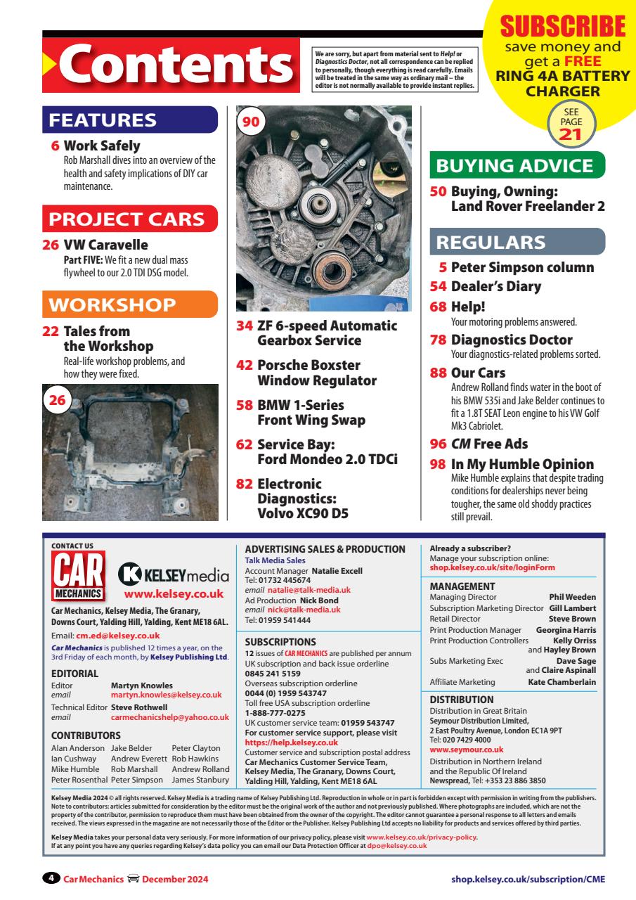 Car Mechanics Preview Pages