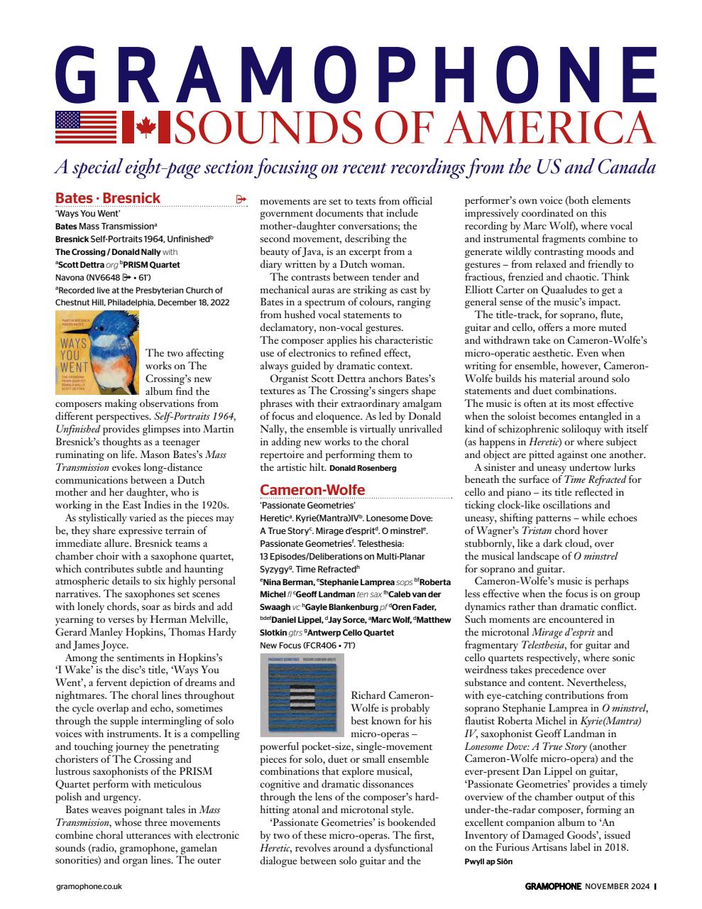 Gramophone Preview Pages