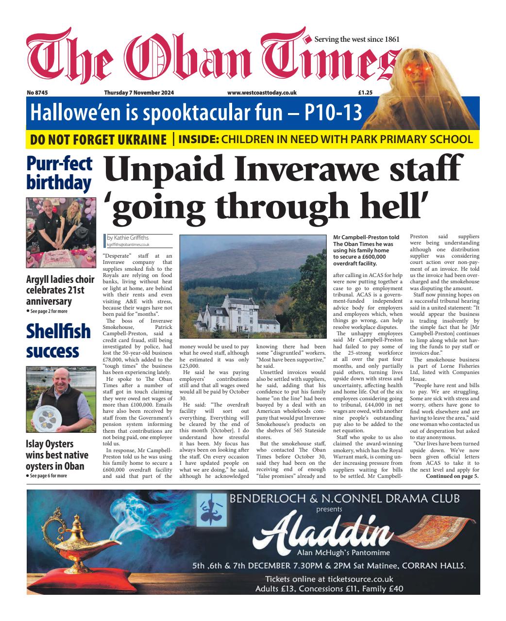 The Oban Times & Lochaber Times Preview Pages