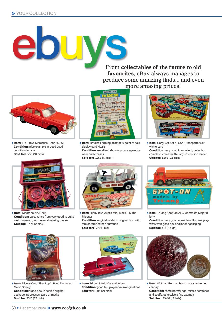 Collectors Gazette Preview Pages