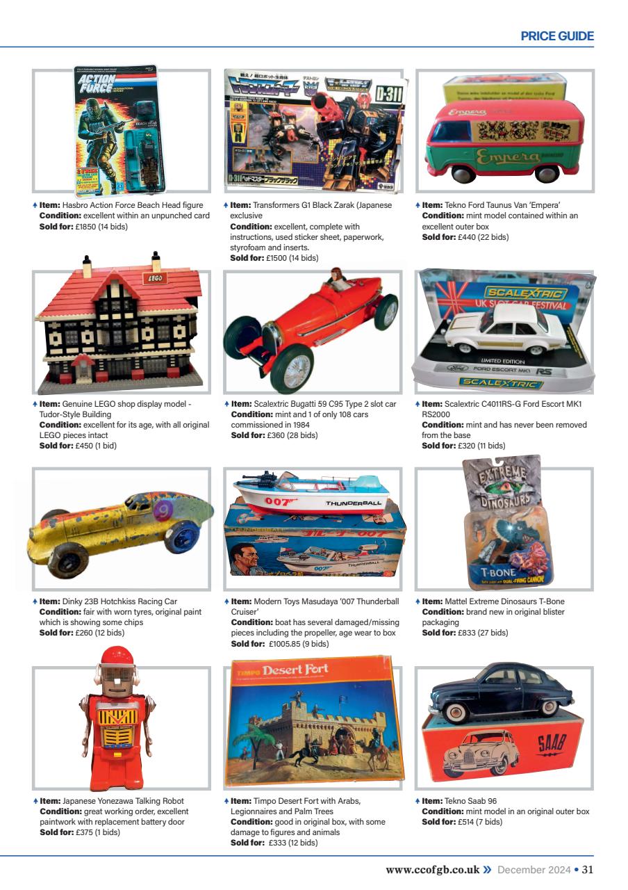 Collectors Gazette Preview Pages