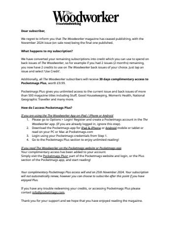 The Woodworker Magazine issue 