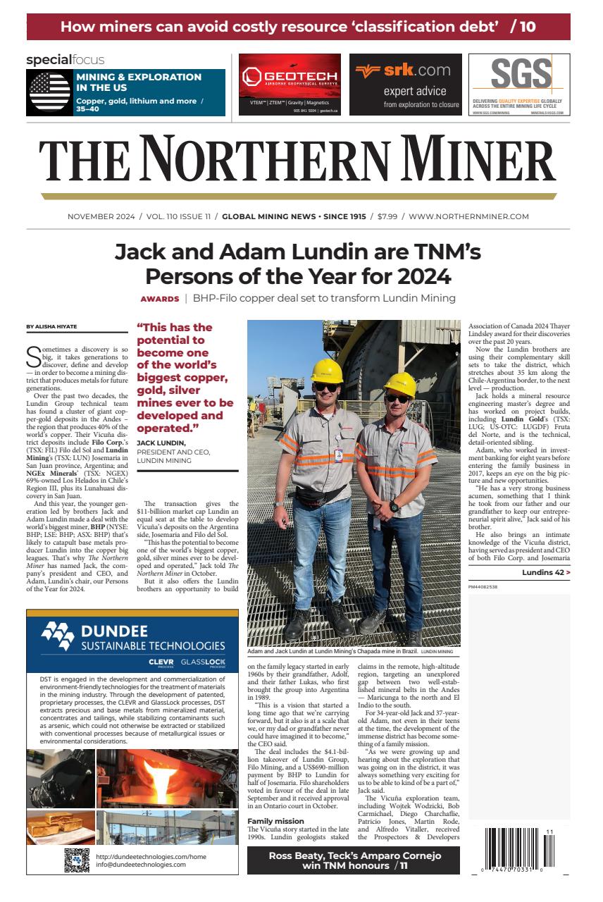 The Northern Miner Preview Pages