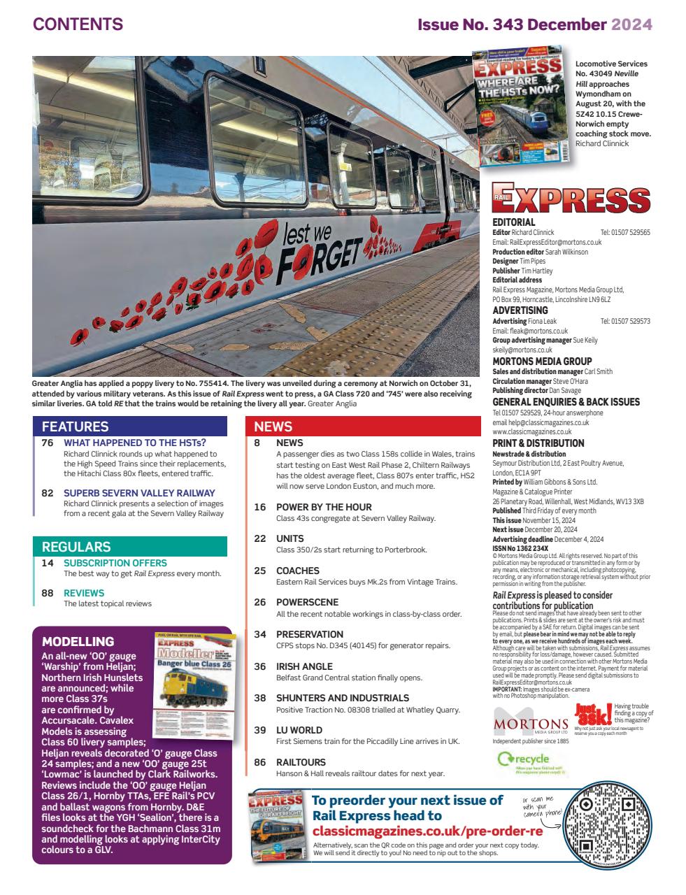 Rail Express Preview Pages