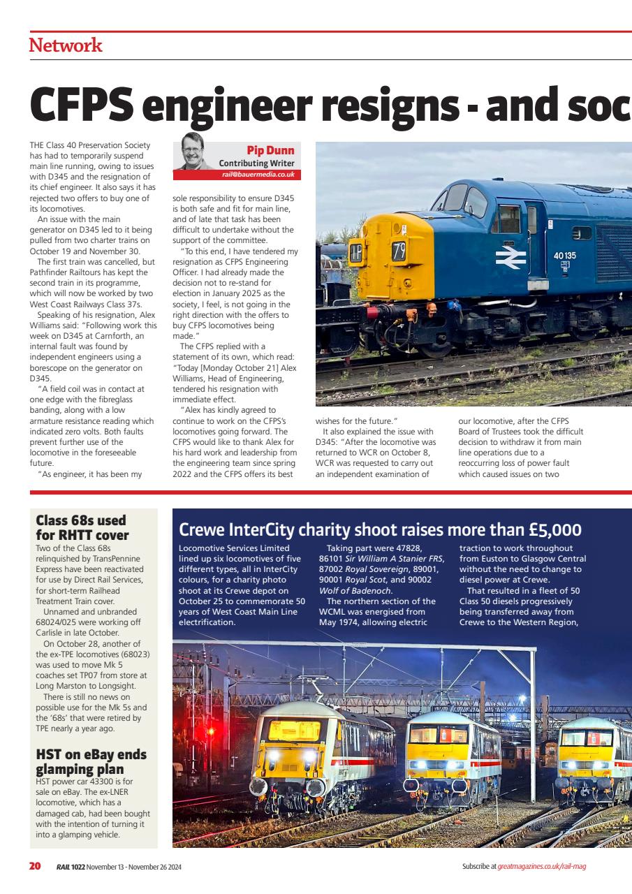 Rail Preview Pages