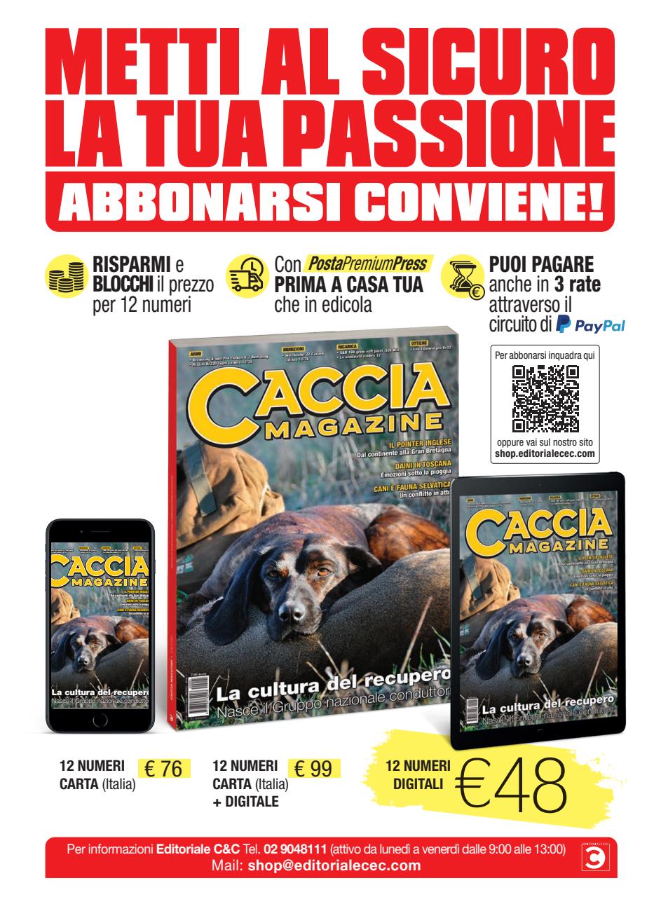 Caccia Magazine Preview Pages