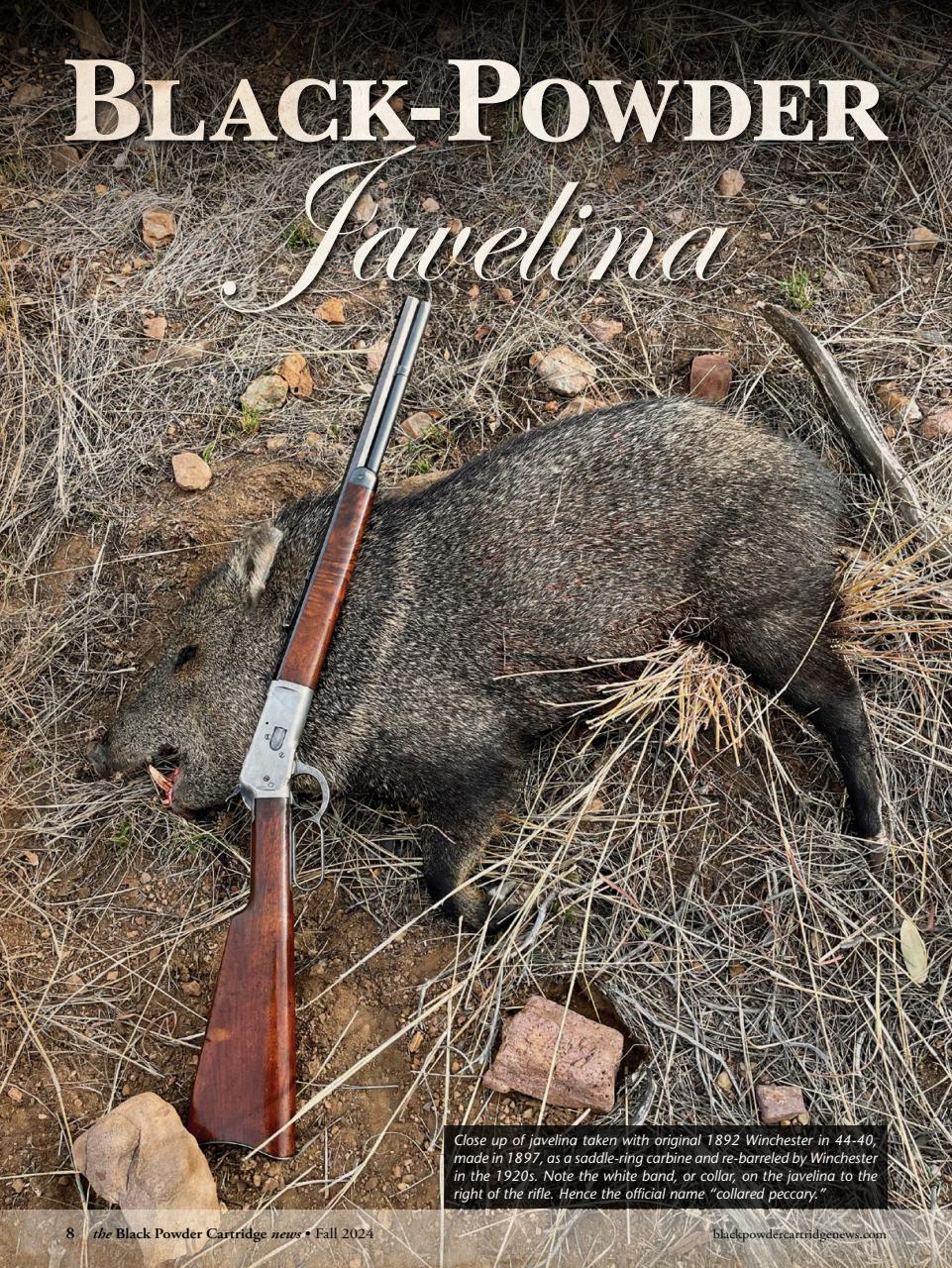 Black Powder Cartridge News Preview Pages