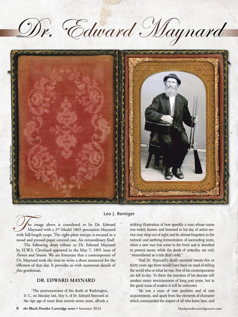 Black Powder Cartridge News Preview Pages