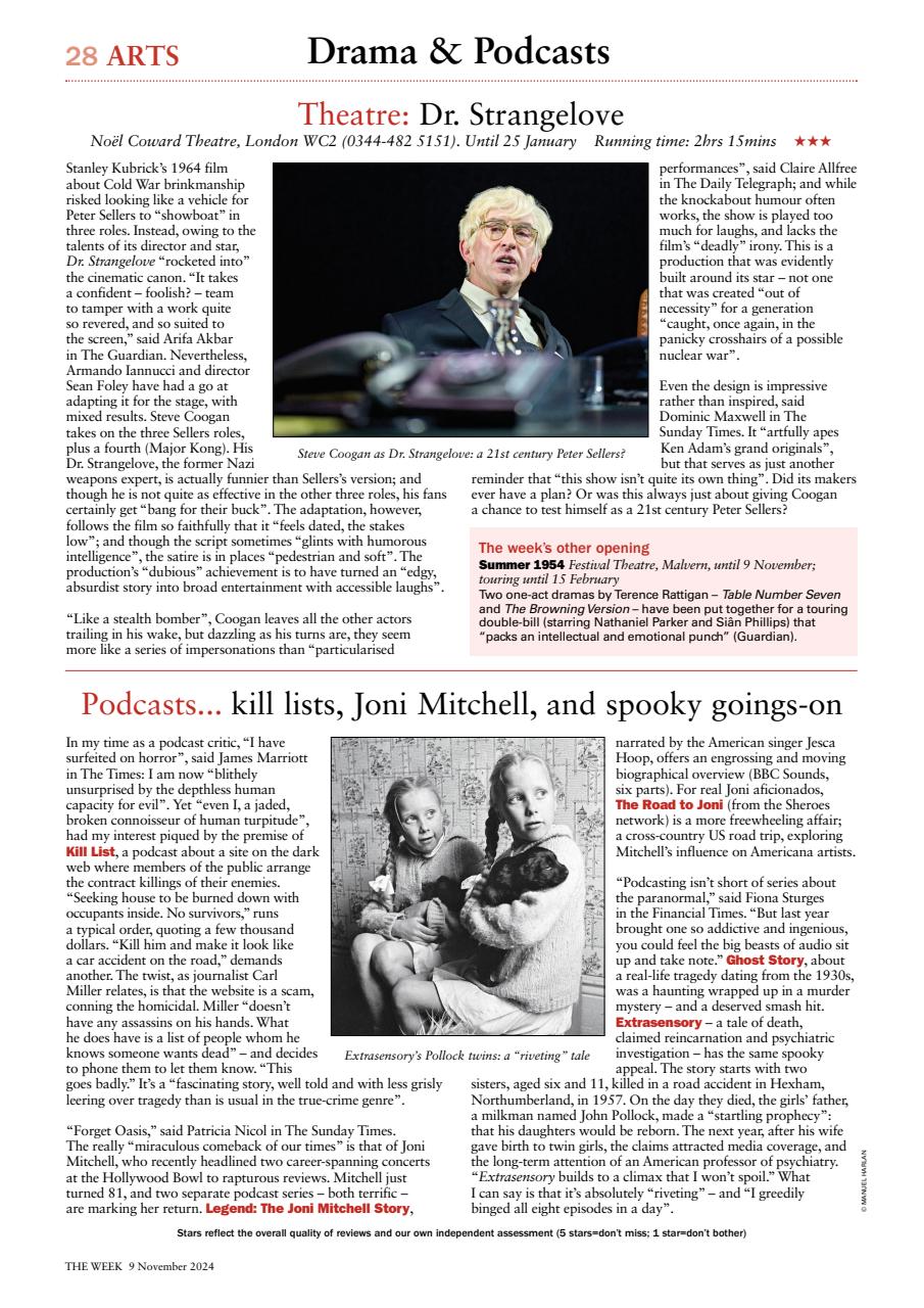 The Week Preview Pages