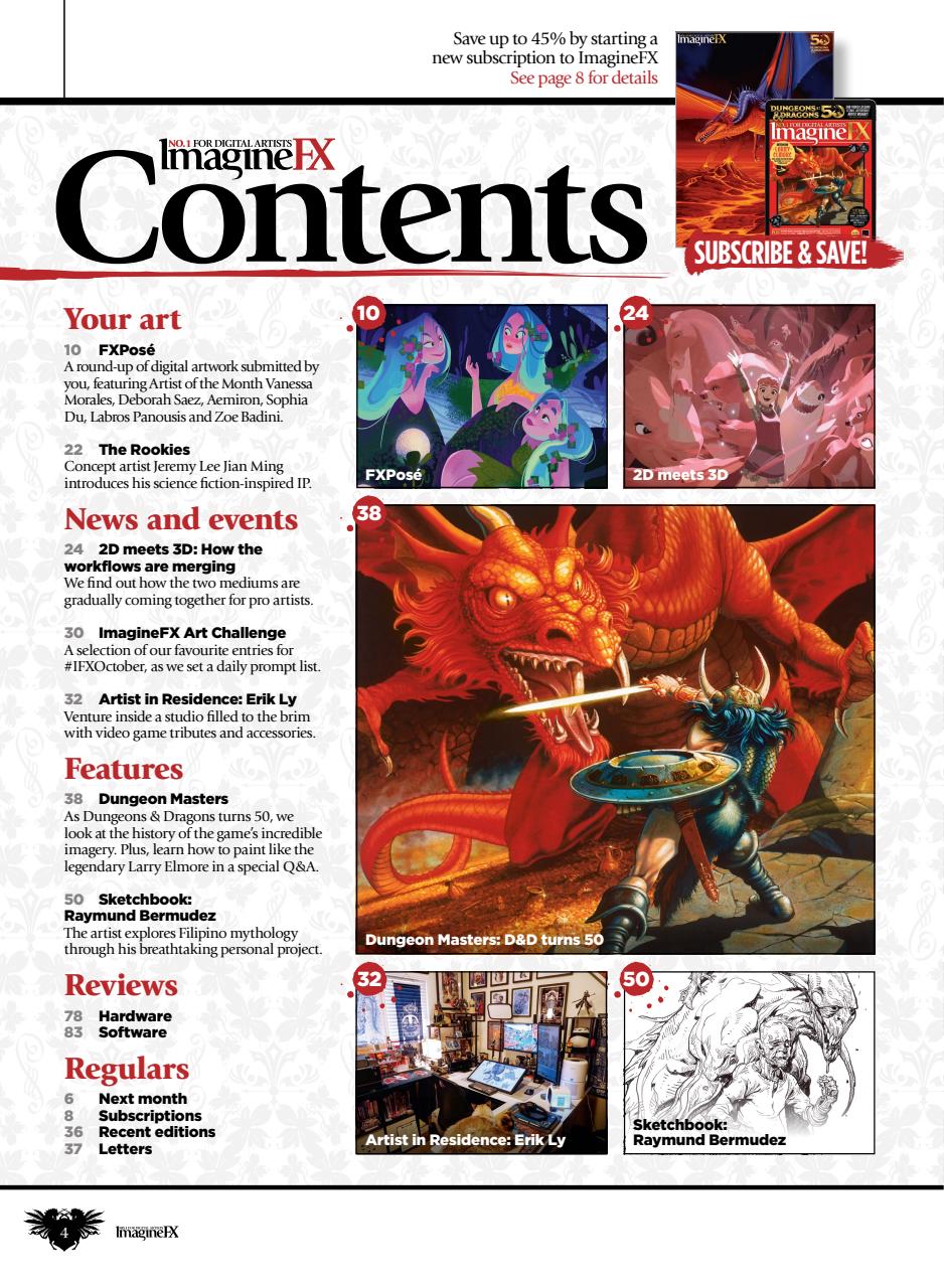 ImagineFX Preview Pages