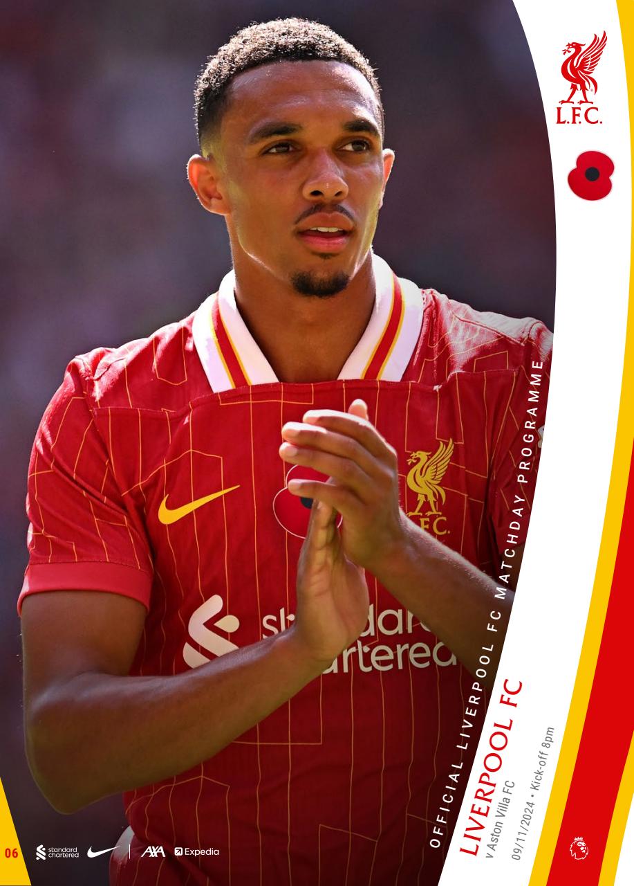 Liverpool FC Programmes Preview Pages