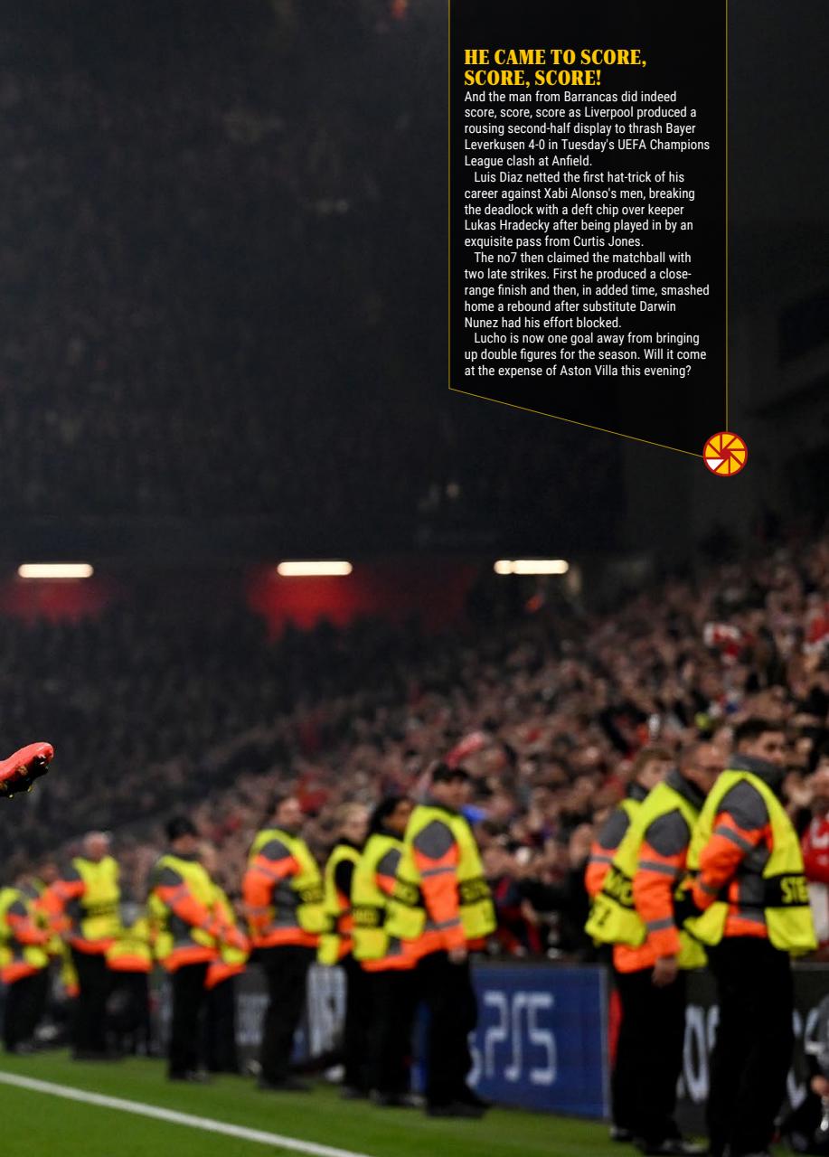 Liverpool FC Programmes Preview Pages